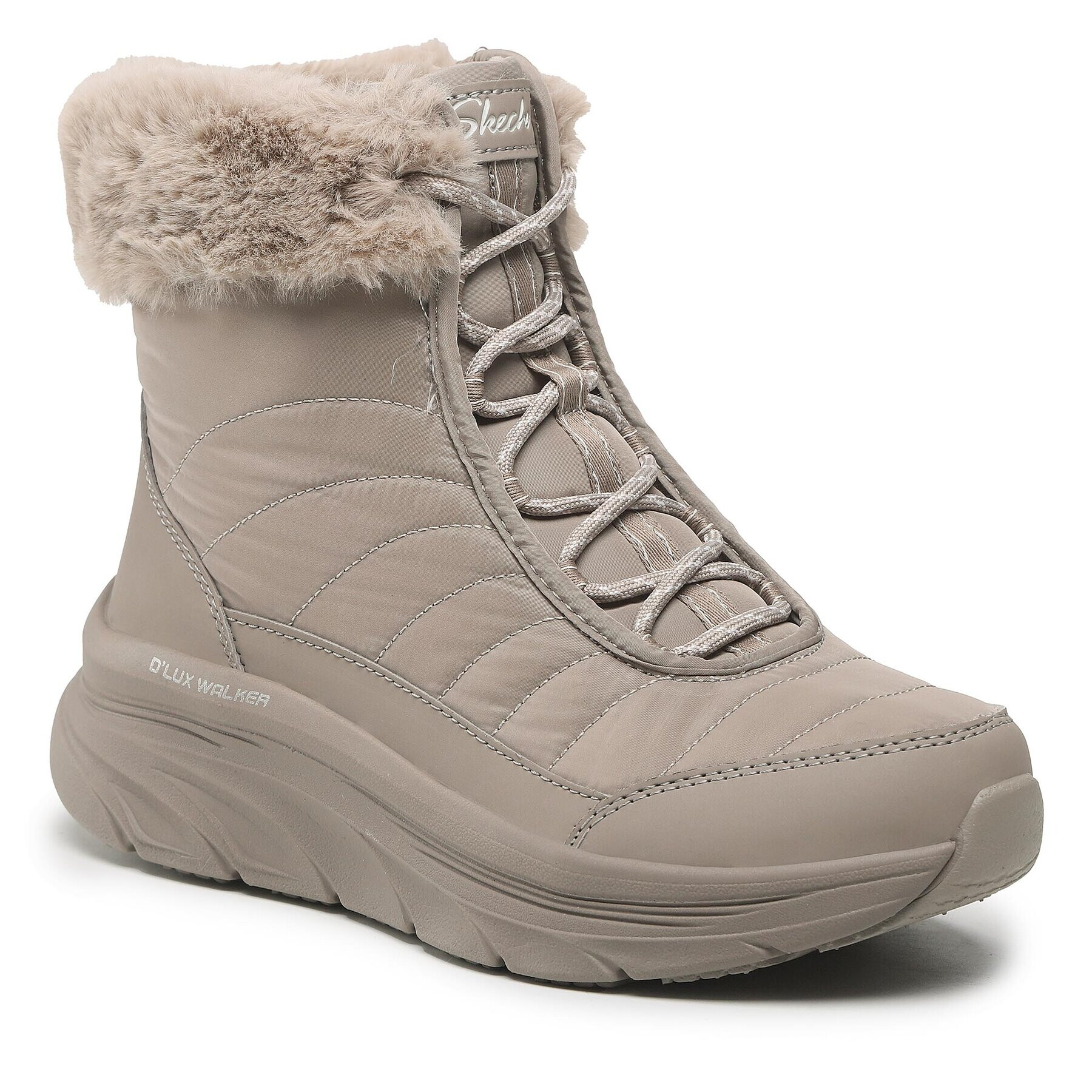 Skechers Bokacsizma Winter Solstice 167388/DKTP Szürke - Pepit.hu