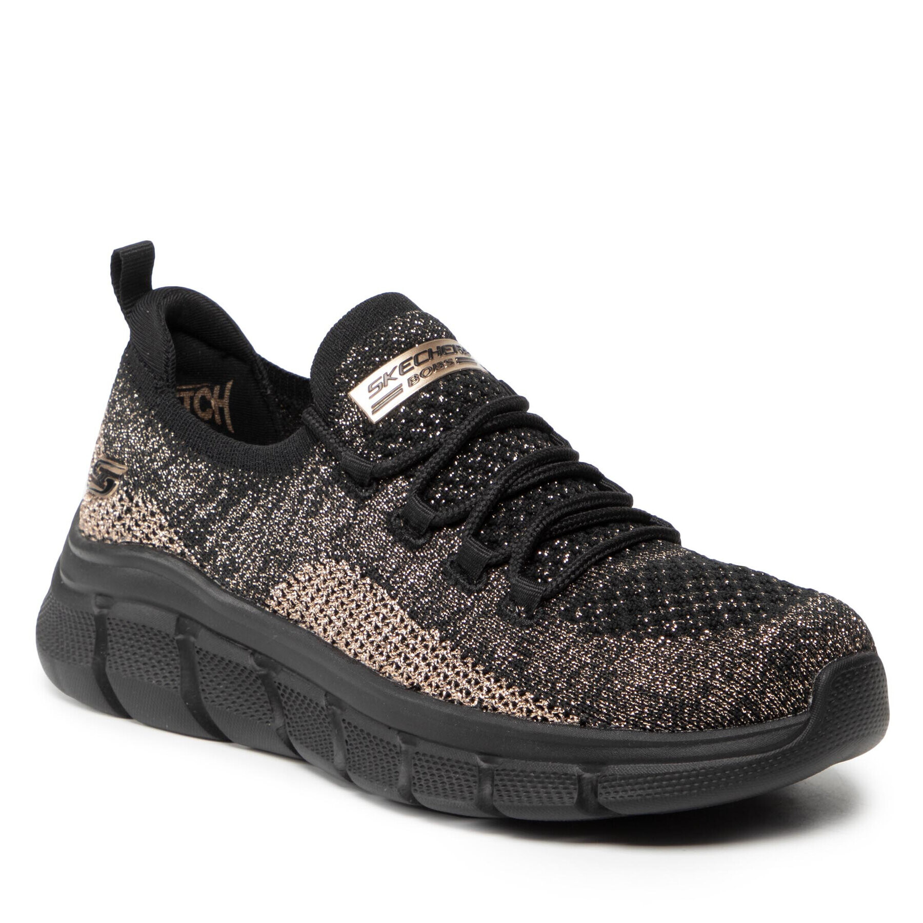 Skechers Cipő BOBS SPORT Fall Sparks 117113/BKGD Fekete - Pepit.hu