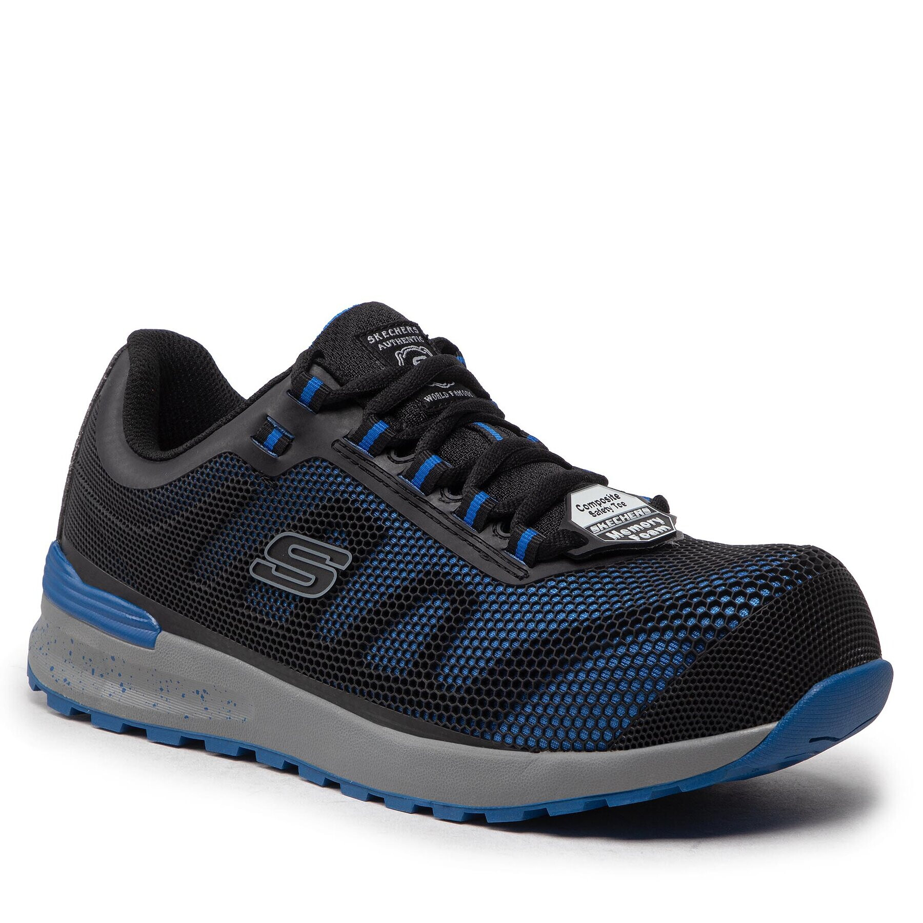 Skechers Cipő Bulklin 77180EC/BLU Fekete - Pepit.hu