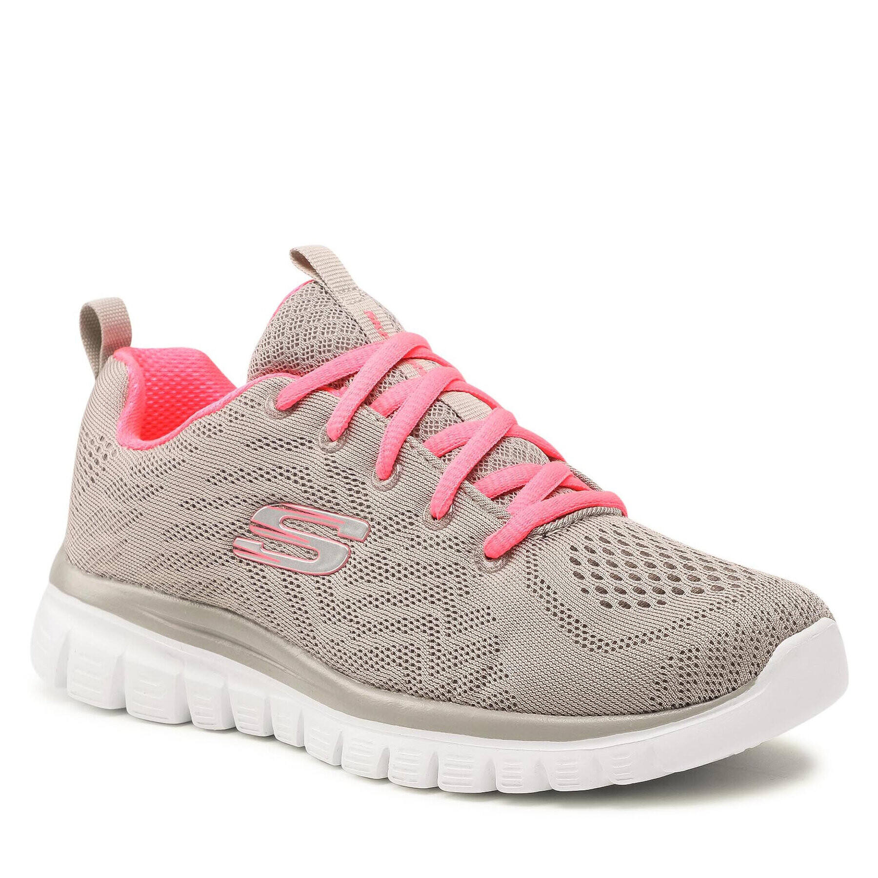 Skechers Cipő Get Connected 12615/GYCL Szürke - Pepit.hu