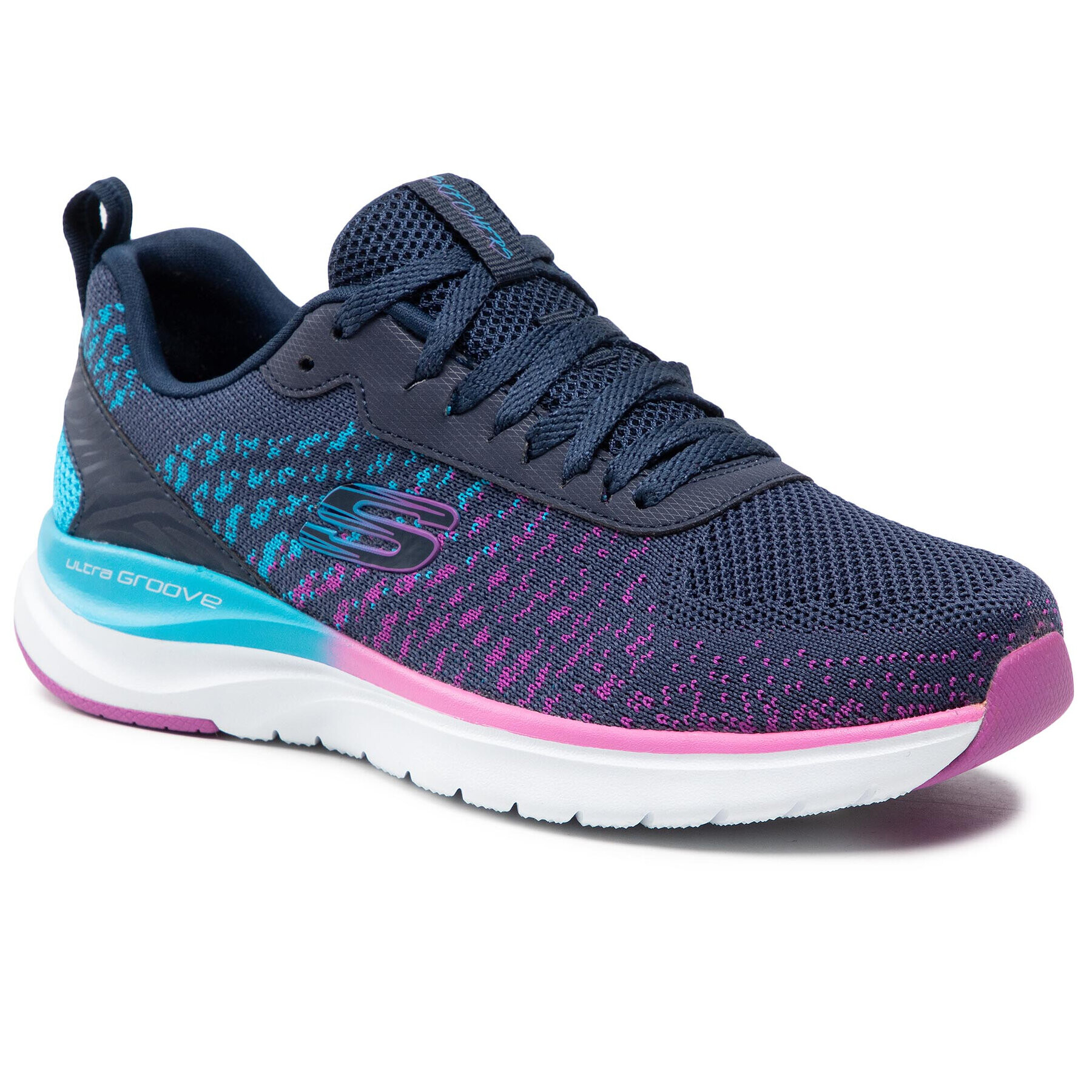 Skechers Cipő Glamour Quest 149282/NVMT Sötétkék - Pepit.hu