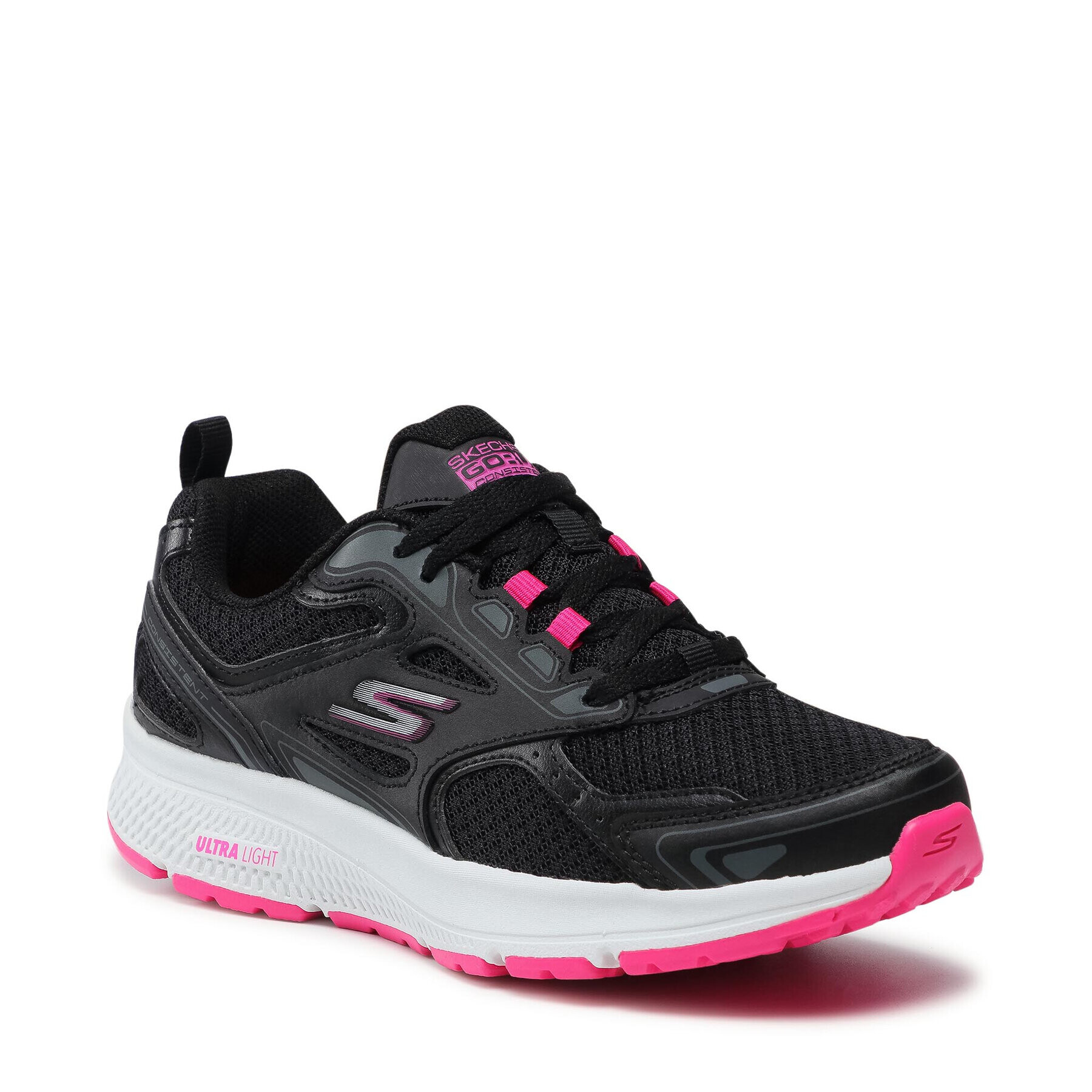 Skechers Cipő Go Run Consistent 128075/BKPK Fekete - Pepit.hu