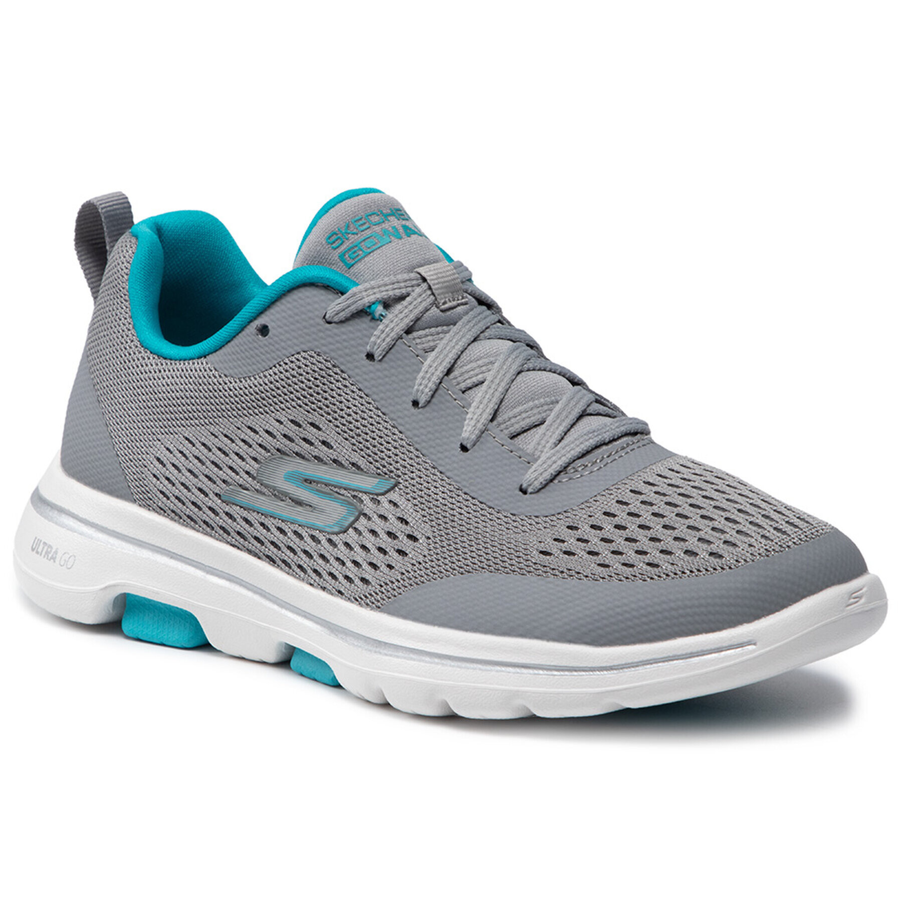 Skechers Sportcipő Go Walk 5 15953/GYBL Szürke - Pepit.hu