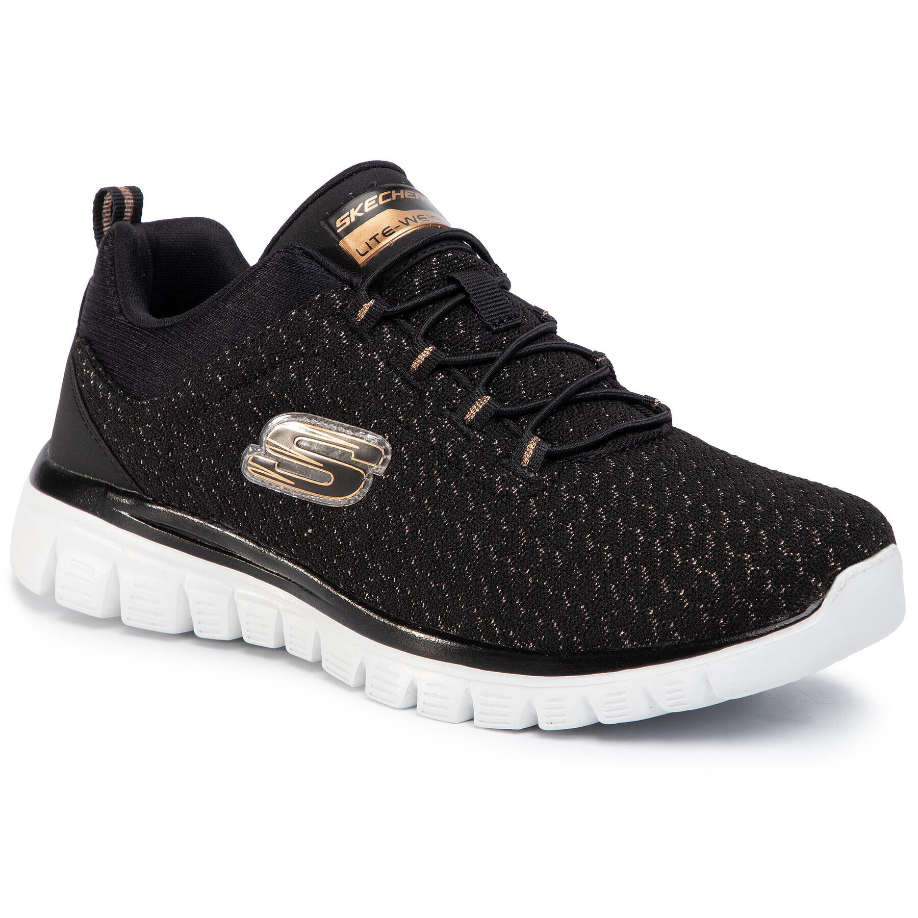 Skechers Cipő GRACEFUL 2.0 88888243 BKGD Fekete - Pepit.hu