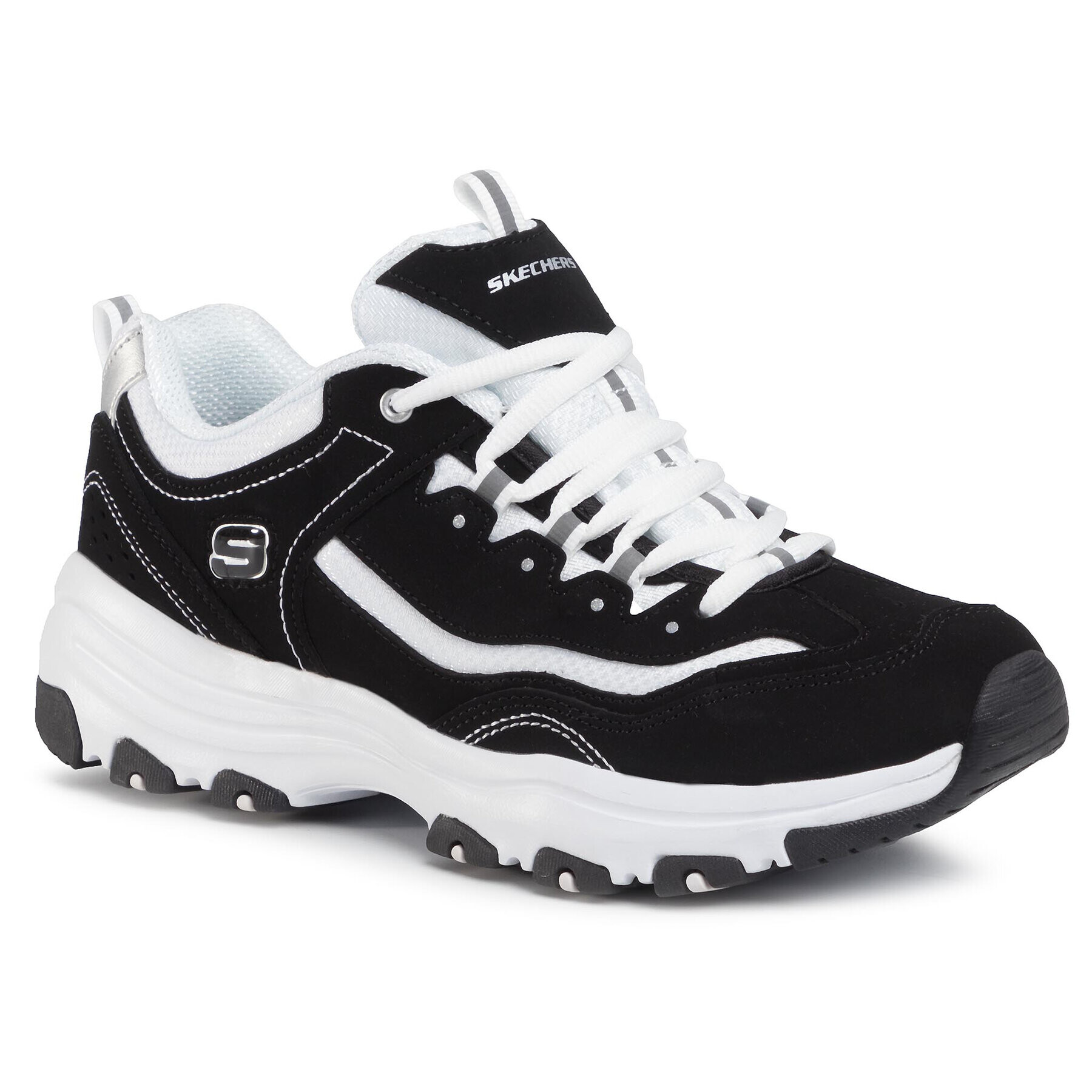 Skechers Cipő I-Conik 88888250/BKW Fekete - Pepit.hu