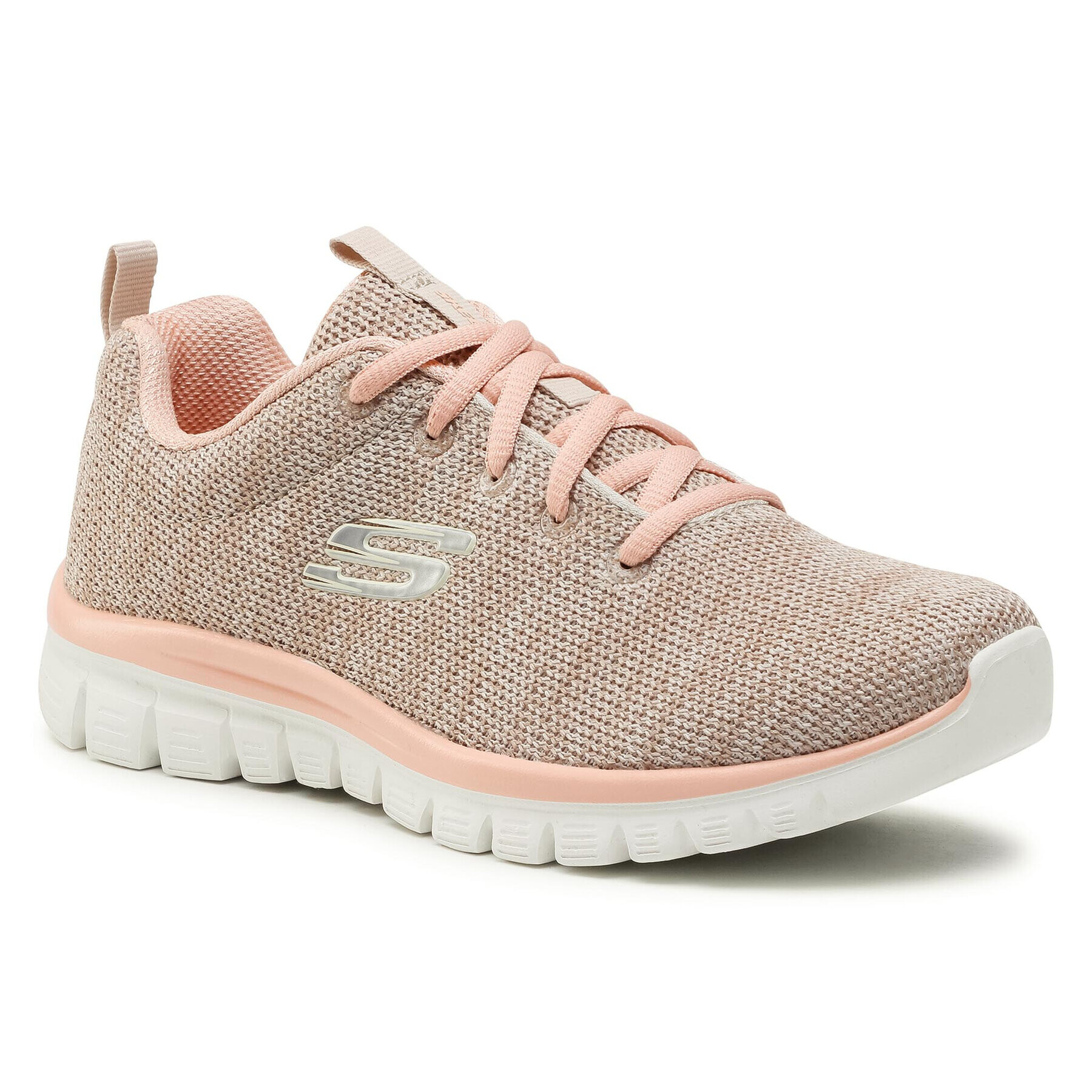 Skechers Cipő Twisted Fortune 12614/NTCL Bézs - Pepit.hu