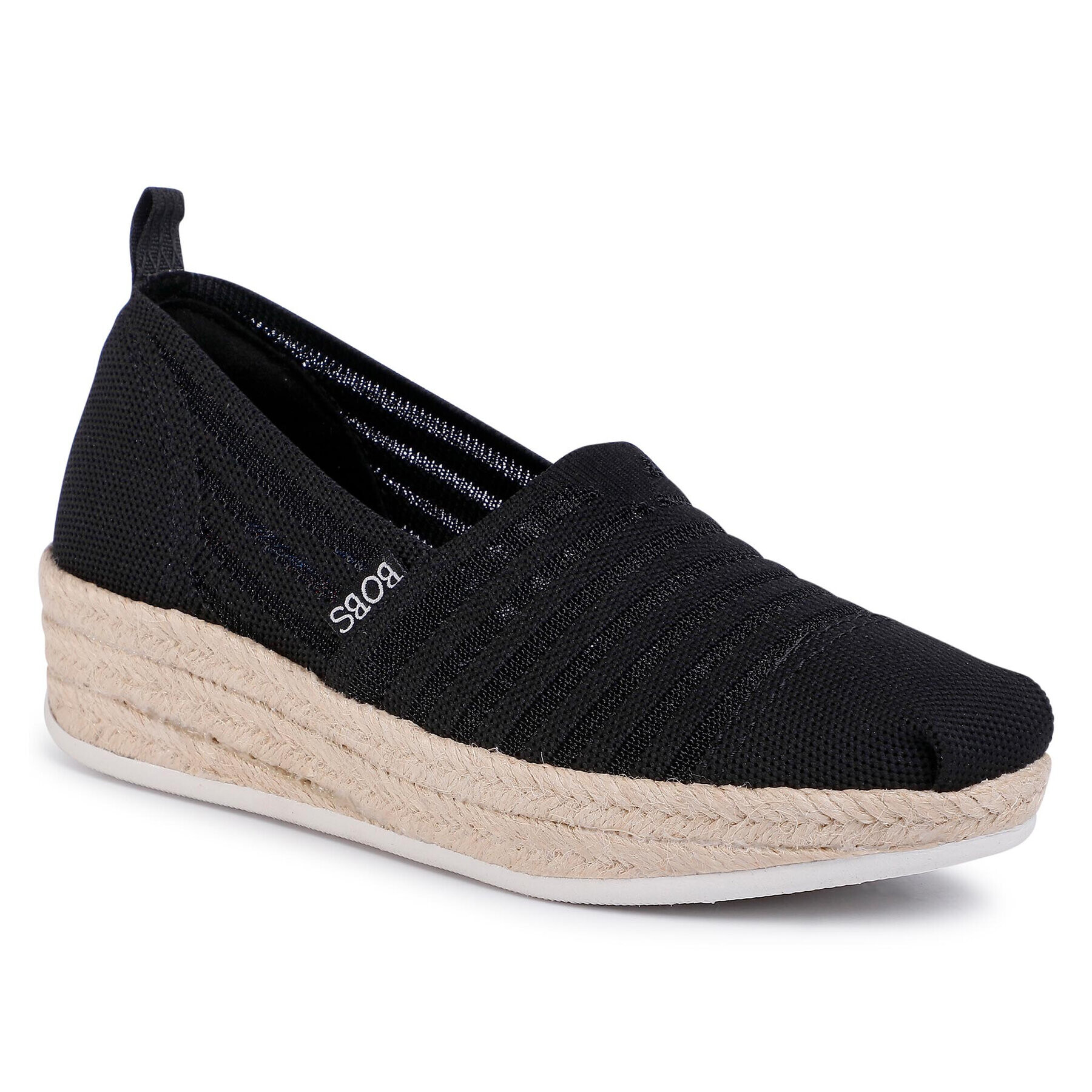 Skechers Espadrilles BOBS Homestretch 113001/BLK Fekete - Pepit.hu