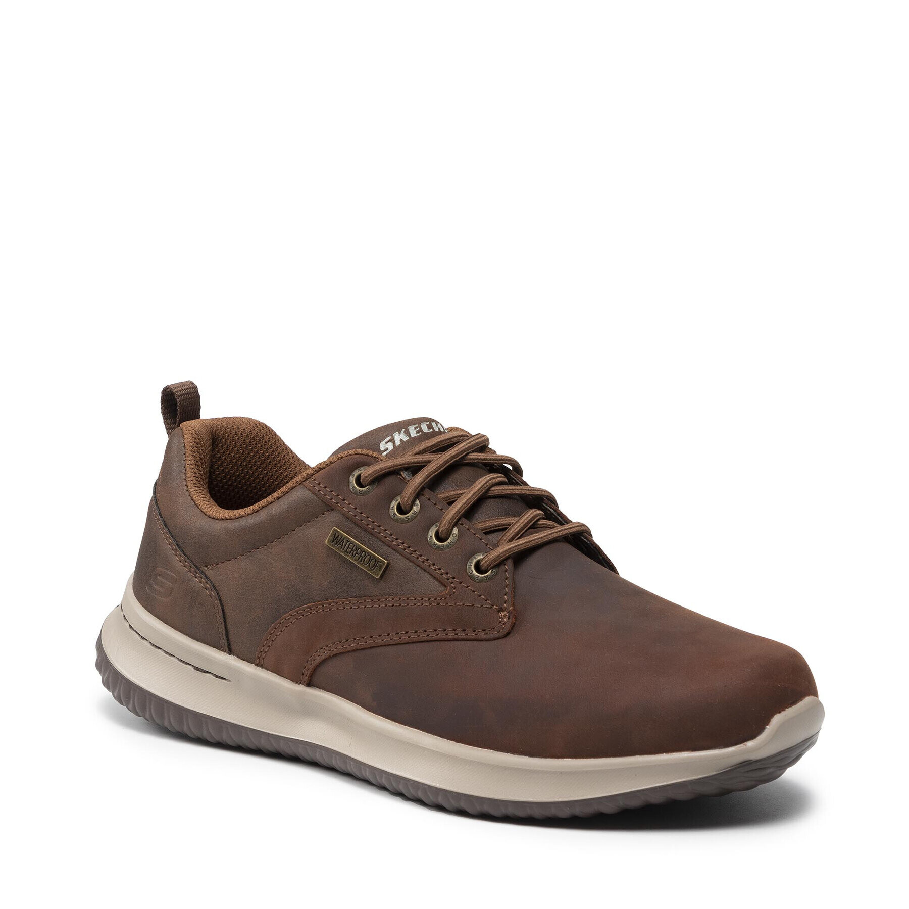 Skechers Félcipő Antigo 65693/CDB Barna - Pepit.hu