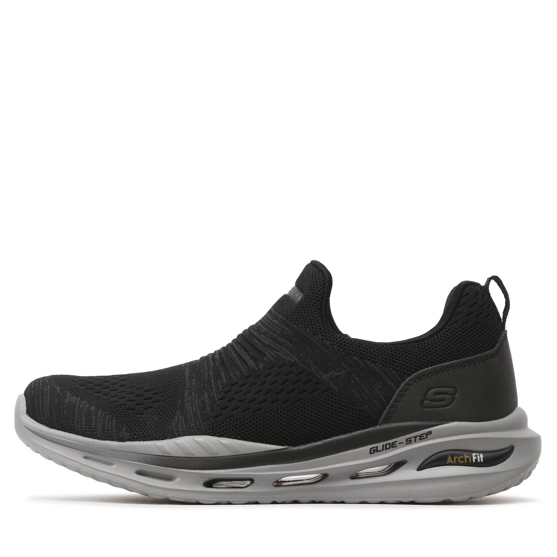 Skechers Félcipő Denison 210431/BLK Fekete - Pepit.hu