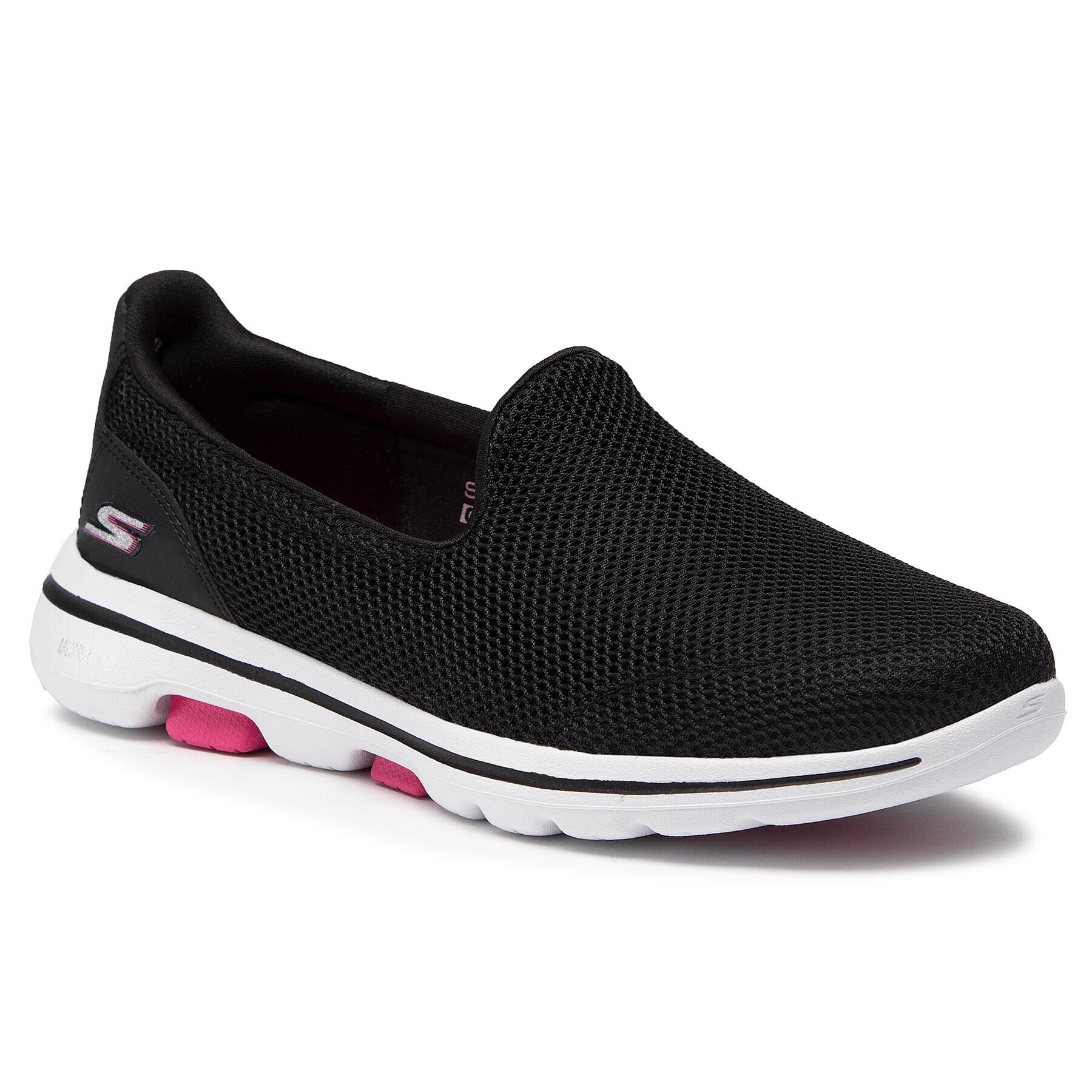 Skechers Félcipő Go Walk 5 15901/BKHP Fekete - Pepit.hu