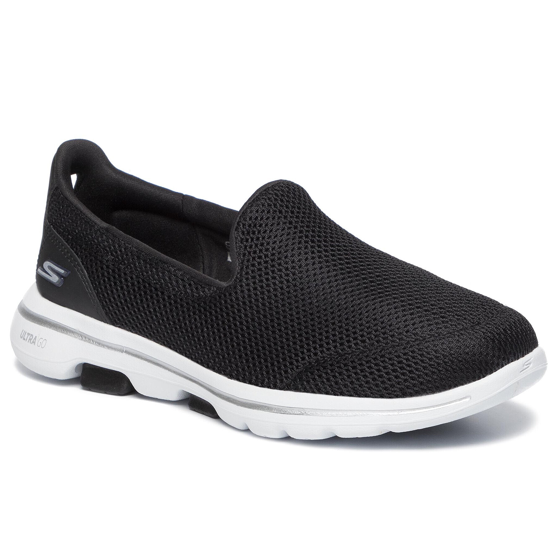 Skechers Félcipő Go Walk 5 15901/BKW Fekete - Pepit.hu