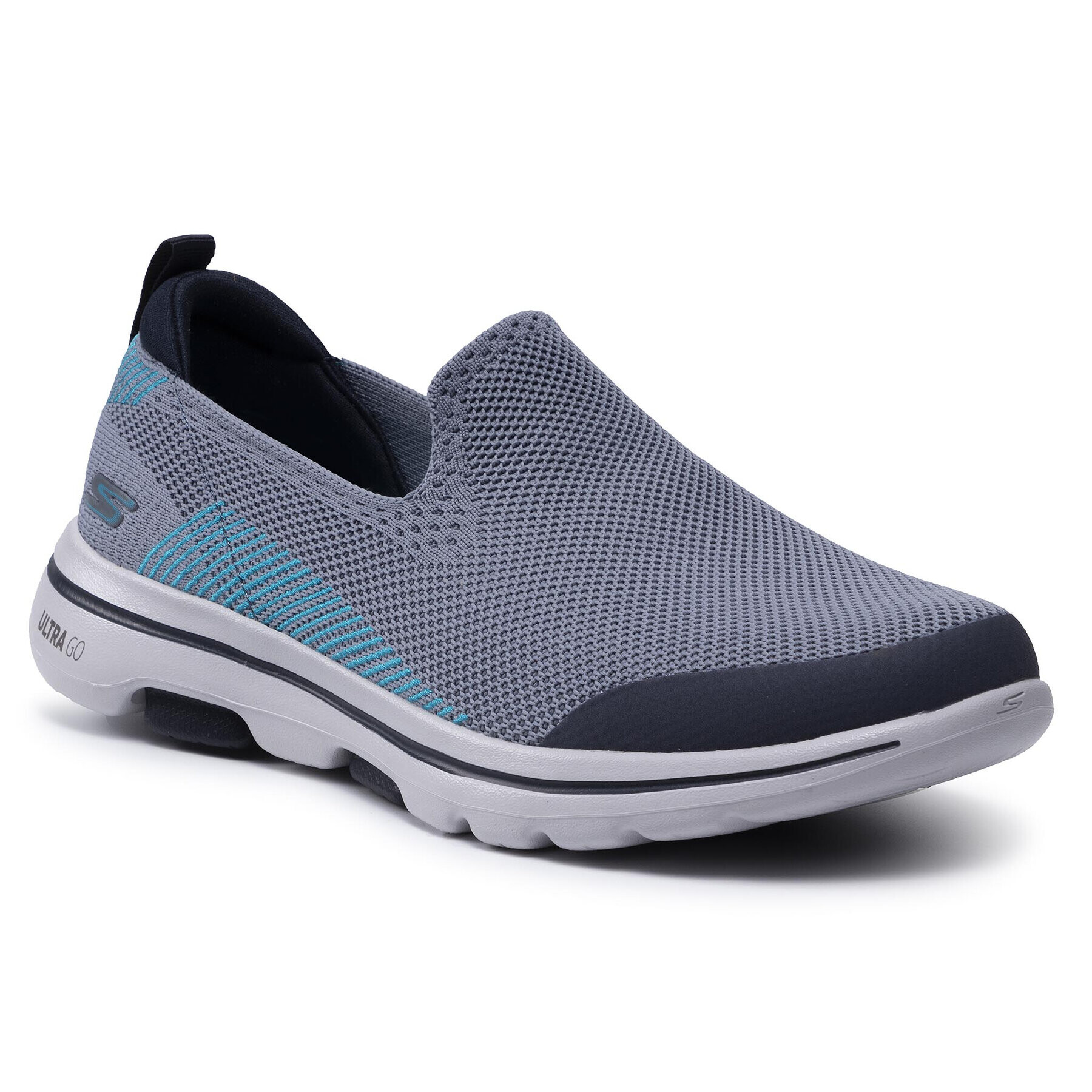 Skechers Félcipő Go Walk 5 55500/GYBL Szürke - Pepit.hu