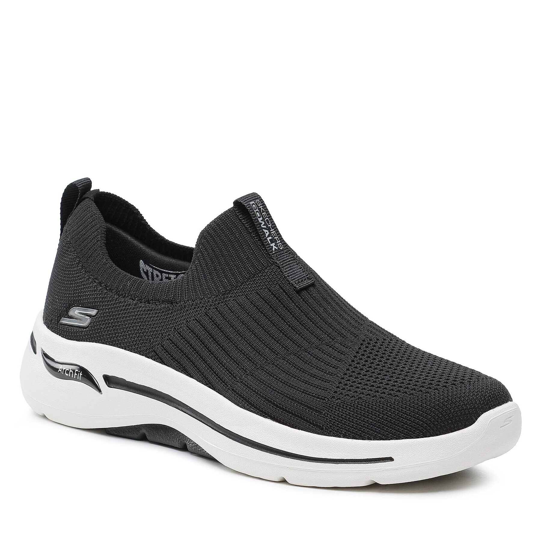 Skechers Félcipő Go Walk Arch Fit 124409/BLK Fekete - Pepit.hu