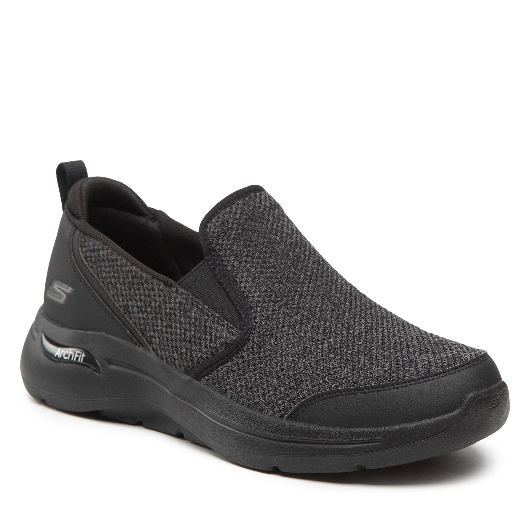 Skechers Félcipő Go Walk Arch Fit 216183/BBK Fekete - Pepit.hu