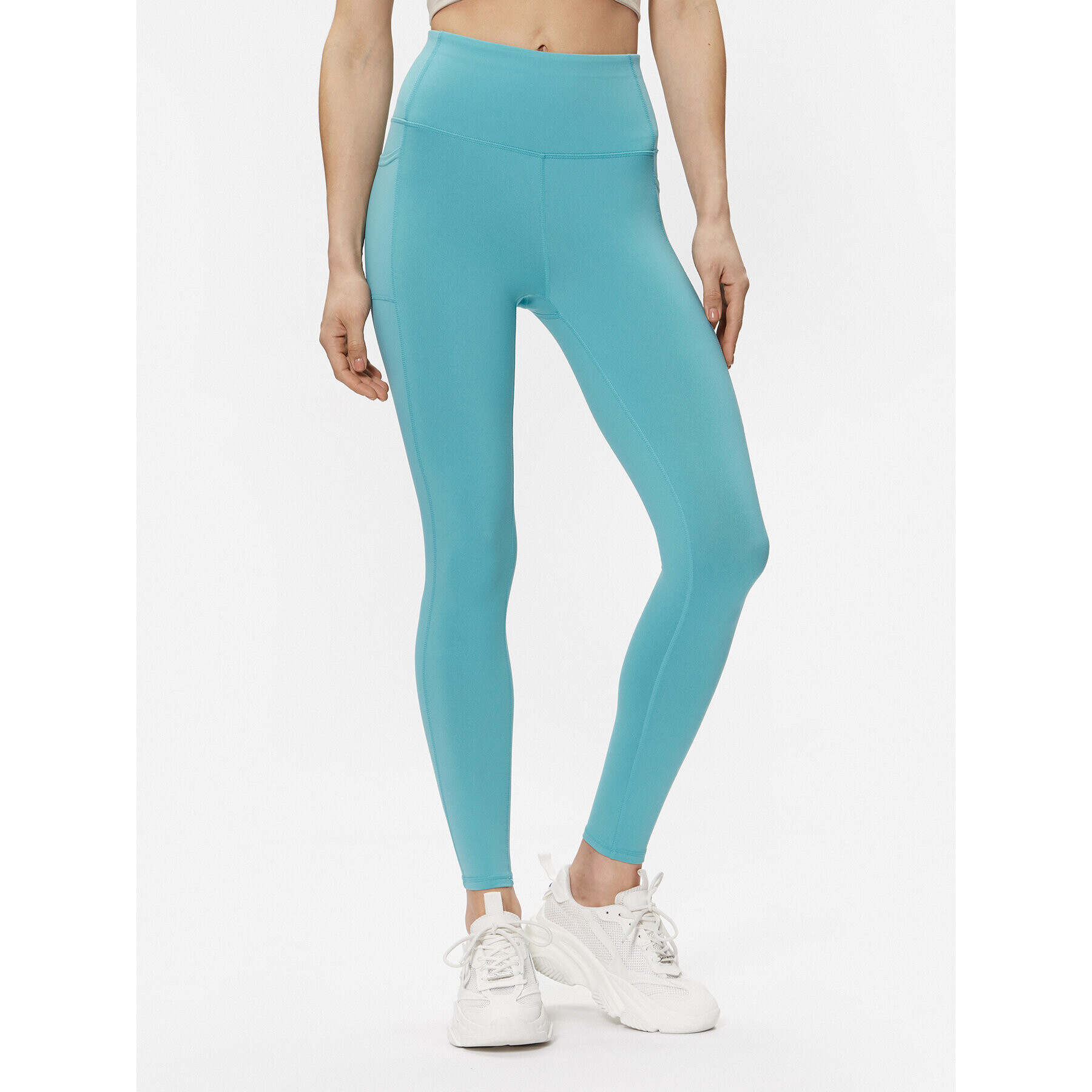 Skechers Leggings GoFlex W03LG30B Zöld Slim Fit - Pepit.hu