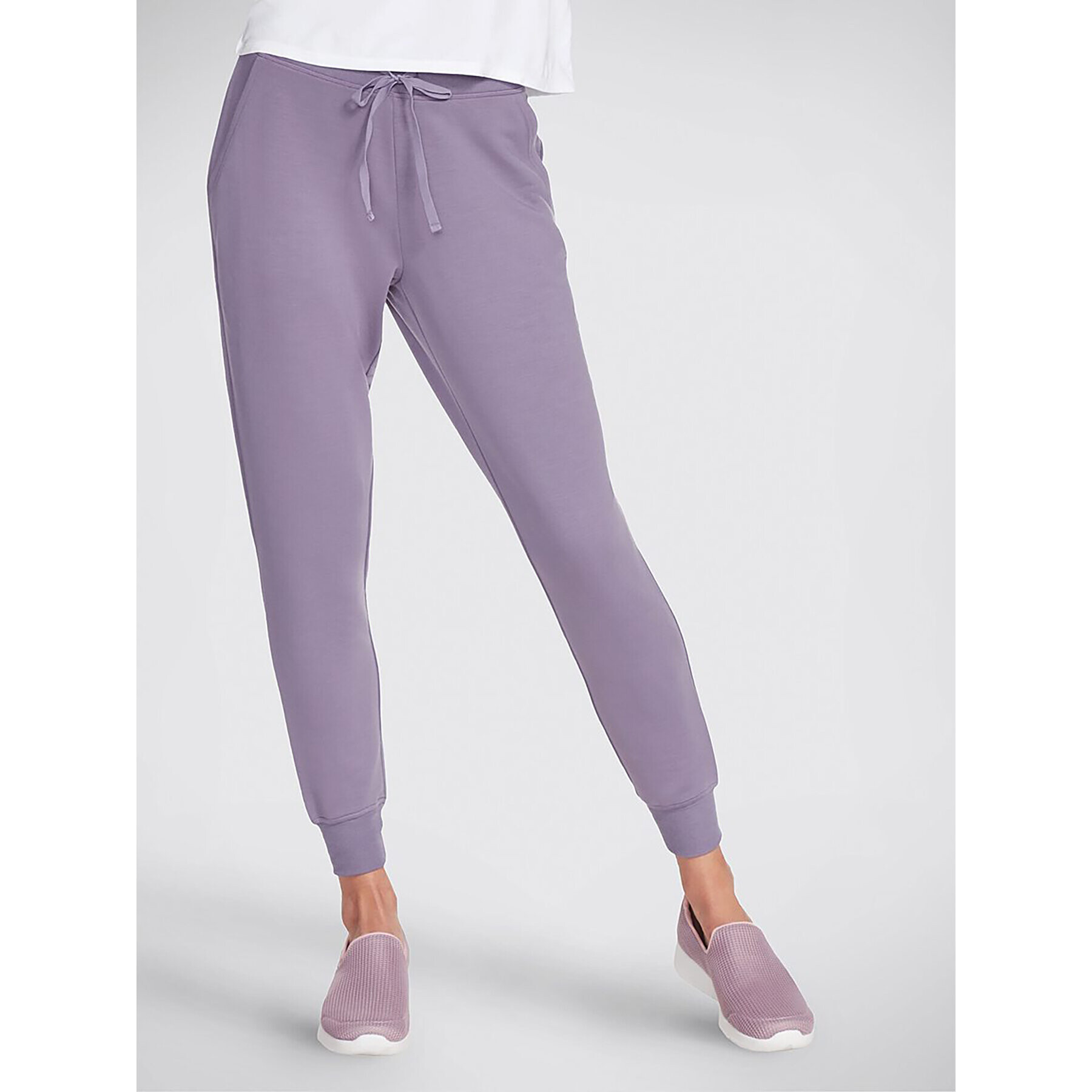 Skechers Melegítő alsó Skechluxe Restful Jogger W03PT49 Szürke Regular Fit - Pepit.hu