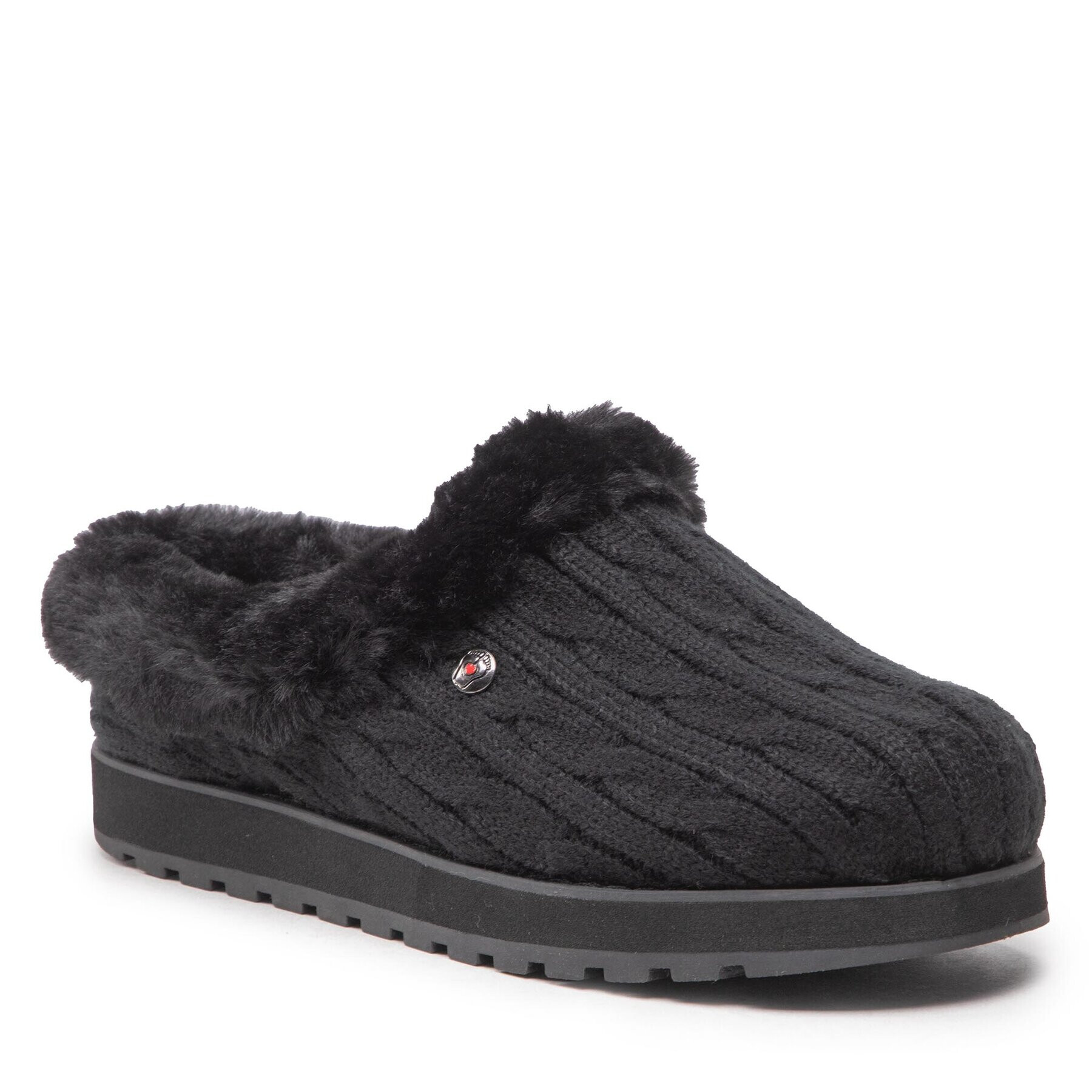 Skechers Papucs BOBS Ice Angel 31204/BBK Fekete - Pepit.hu