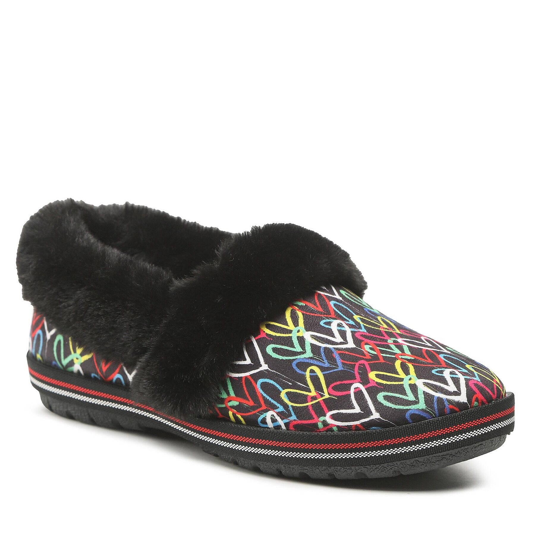 Skechers Papucs BOBS Lodge Love 113610 Fekete - Pepit.hu