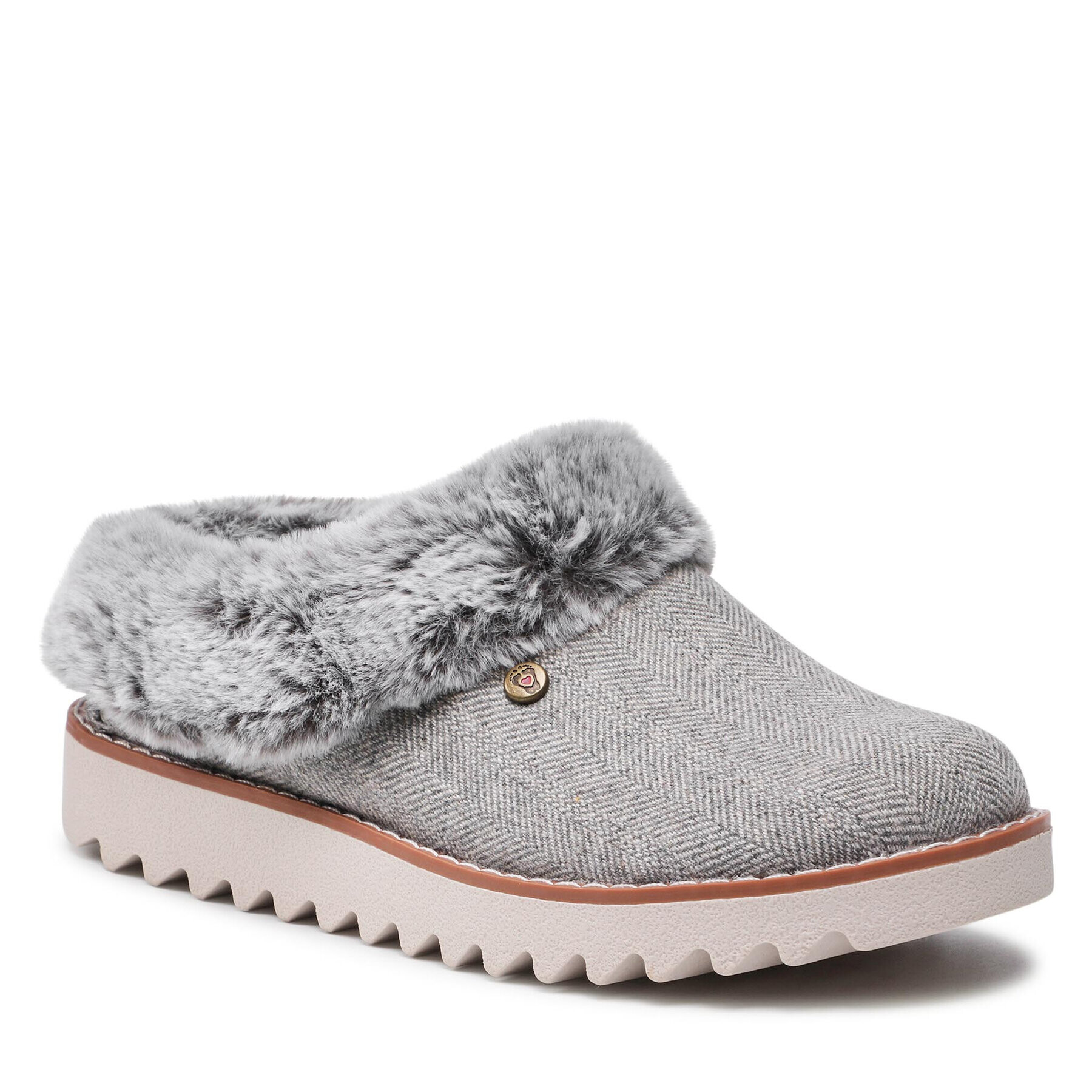 Skechers Papucs BOBS Mountain Kiss 113422/GRY Szürke - Pepit.hu