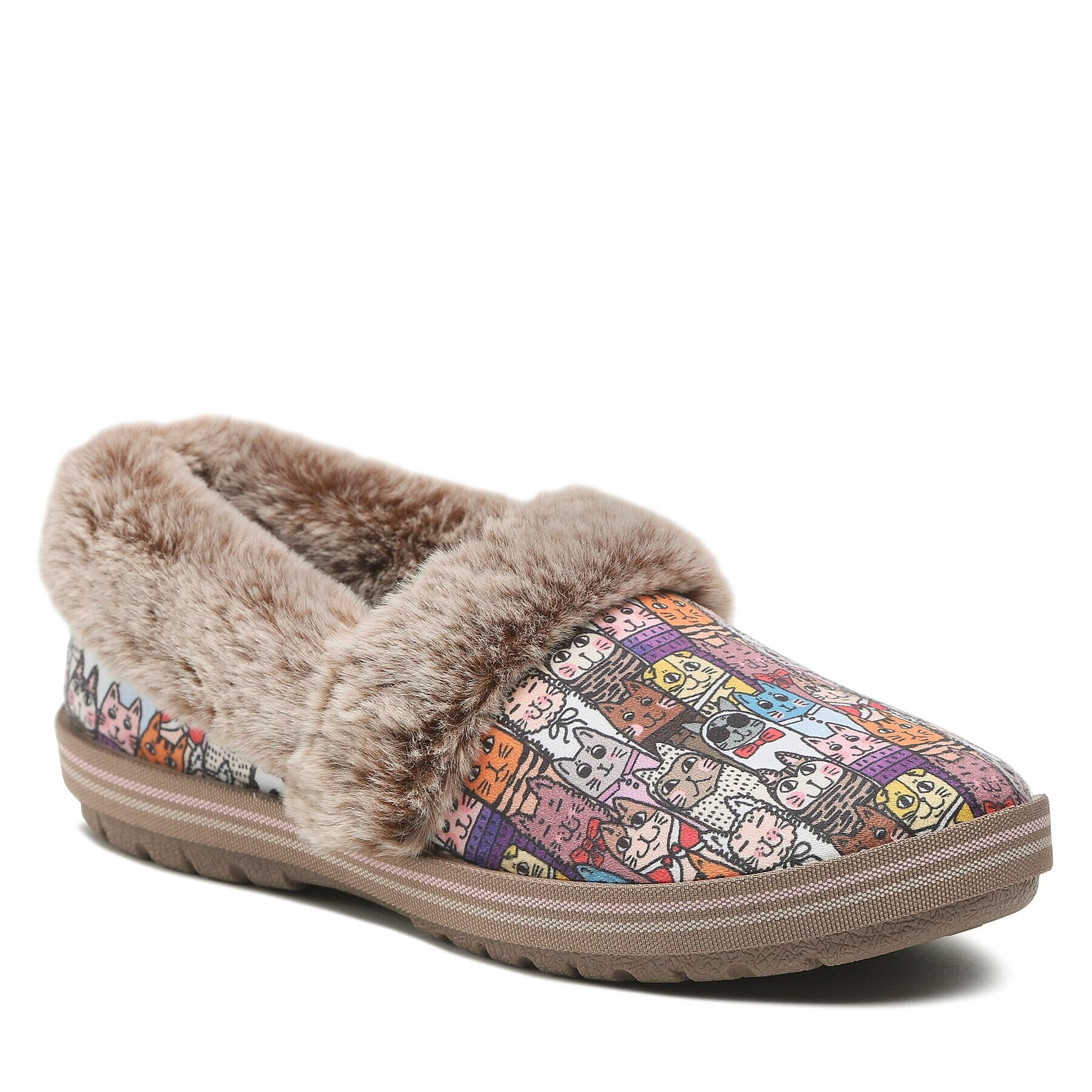 Skechers Papucs Chic Cat 33347/MLT Barna - Pepit.hu