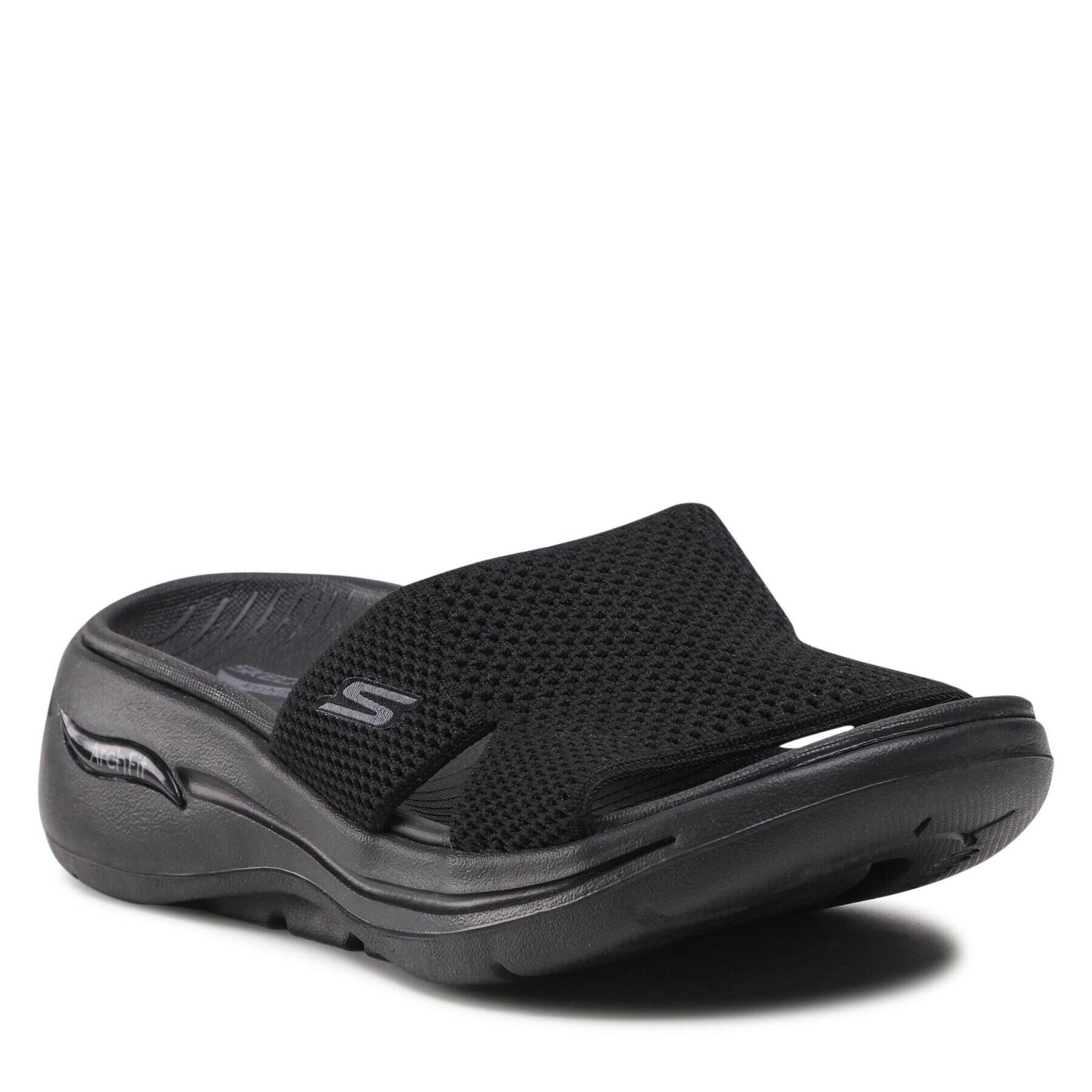 Skechers Papucs Go Walk Arch Fit 140224/BBK Fekete - Pepit.hu