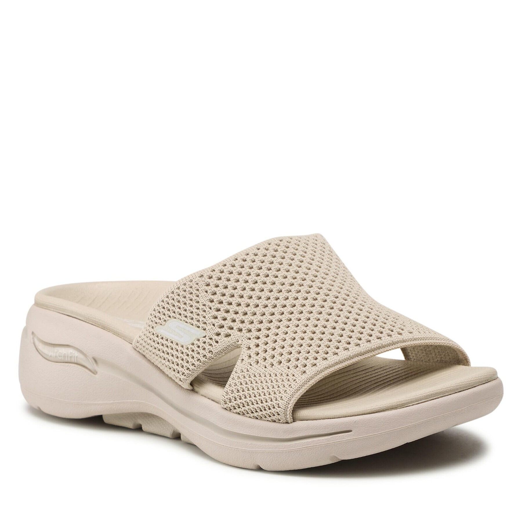 Skechers Papucs Go Walk Arch Fit 140224/NAT Bézs - Pepit.hu