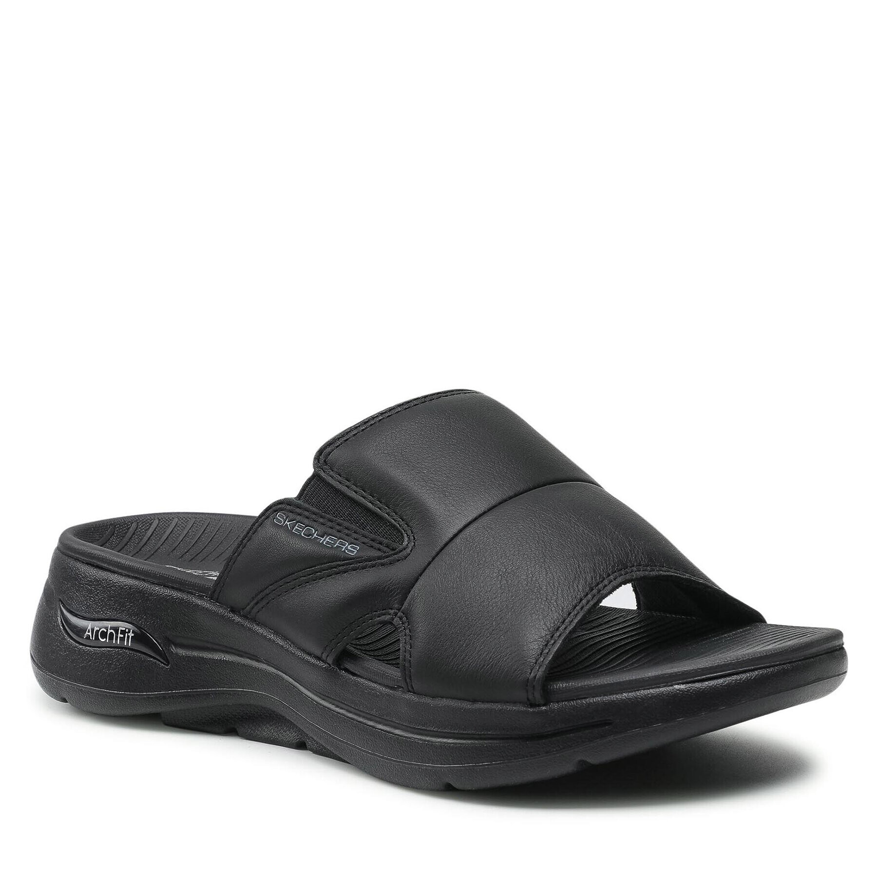 Skechers Papucs Go Walk Arch Fit Sandal 229023/BBK Fekete - Pepit.hu