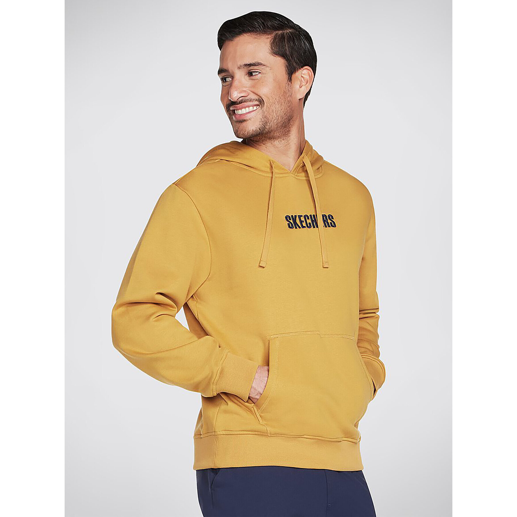 Skechers Pulóver Sweats Incognito Hoodie HD6 Arany Regular Fit - Pepit.hu