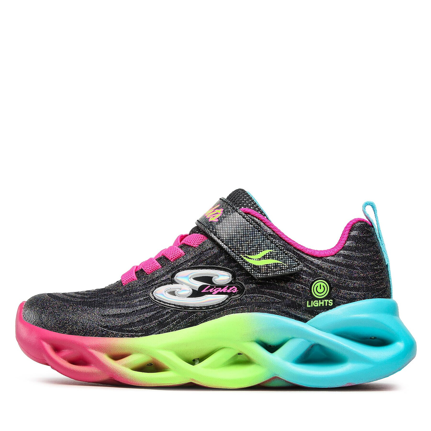 Skechers Sportcipő Color Radiant 302325L/BKMT Fekete - Pepit.hu