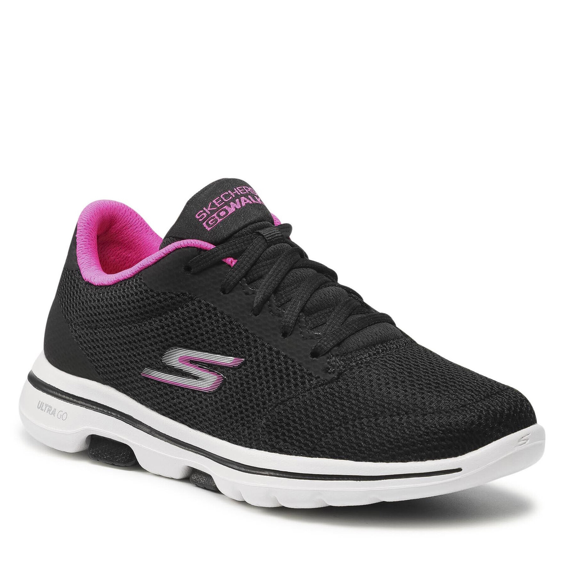 Skechers Sportcipő Faith 124155/BKHP Fekete - Pepit.hu