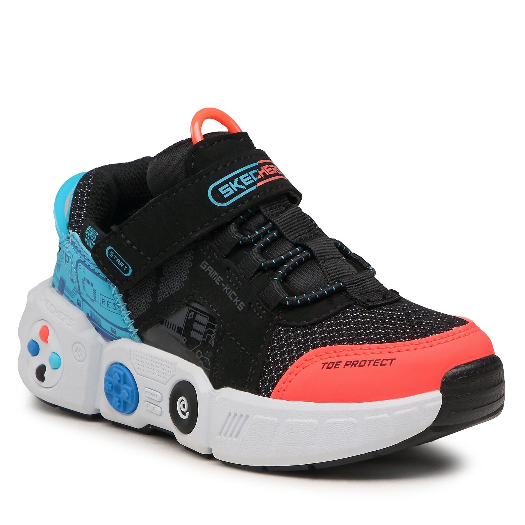 Skechers Sportcipő Gametronix 402260L/BKMT Fekete - Pepit.hu