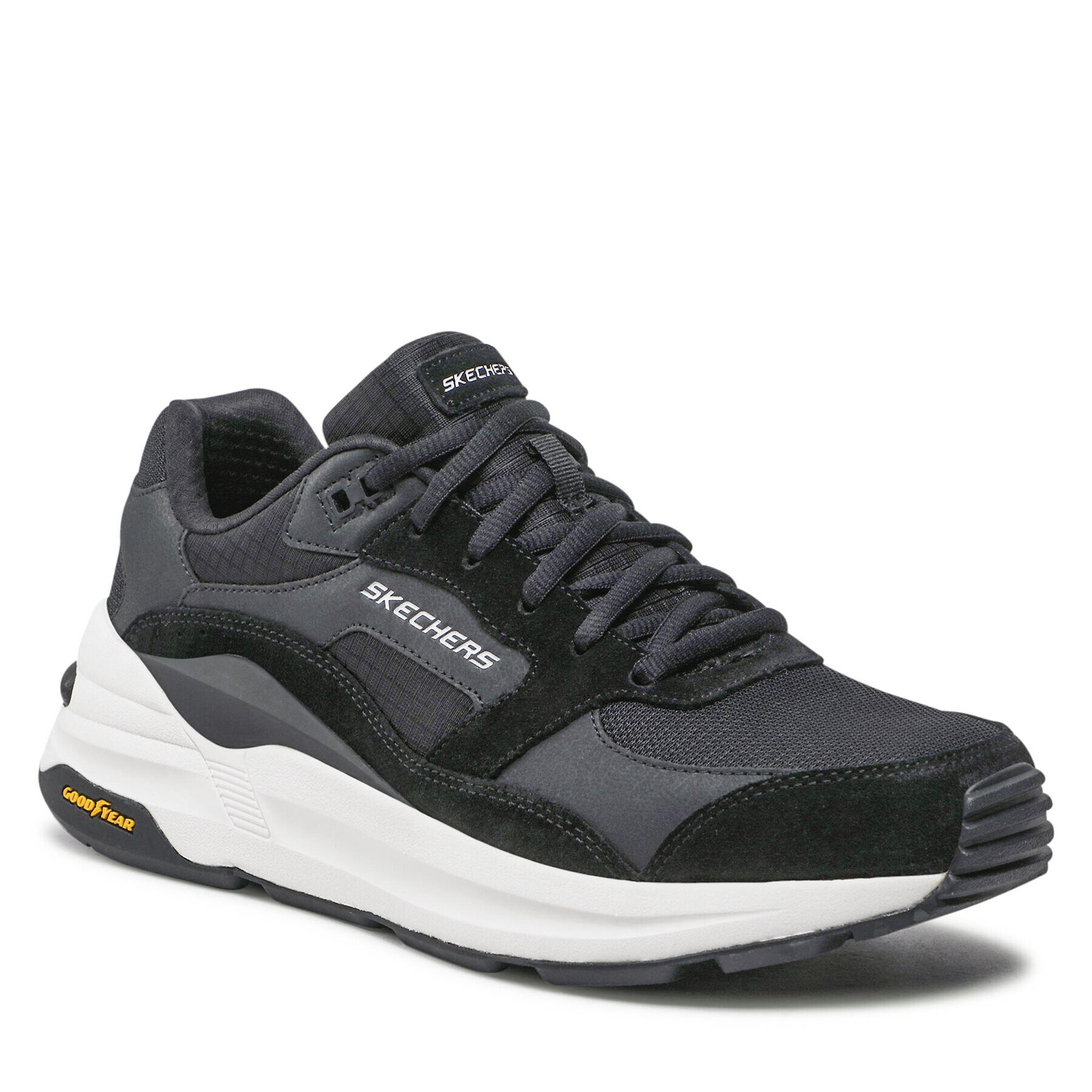 Skechers Sportcipő Global Jogger 237200/BKW Fekete - Pepit.hu