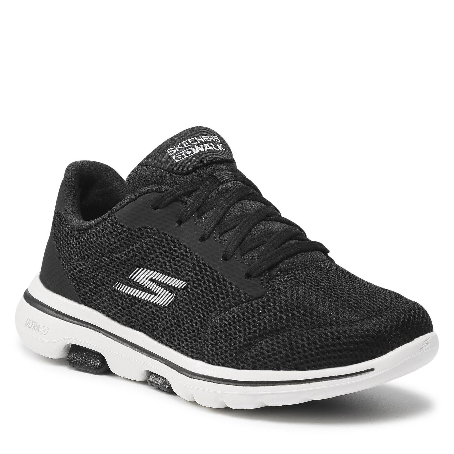 Skechers Sportcipő Go Walk 5 15902W/BKW Fekete - Pepit.hu