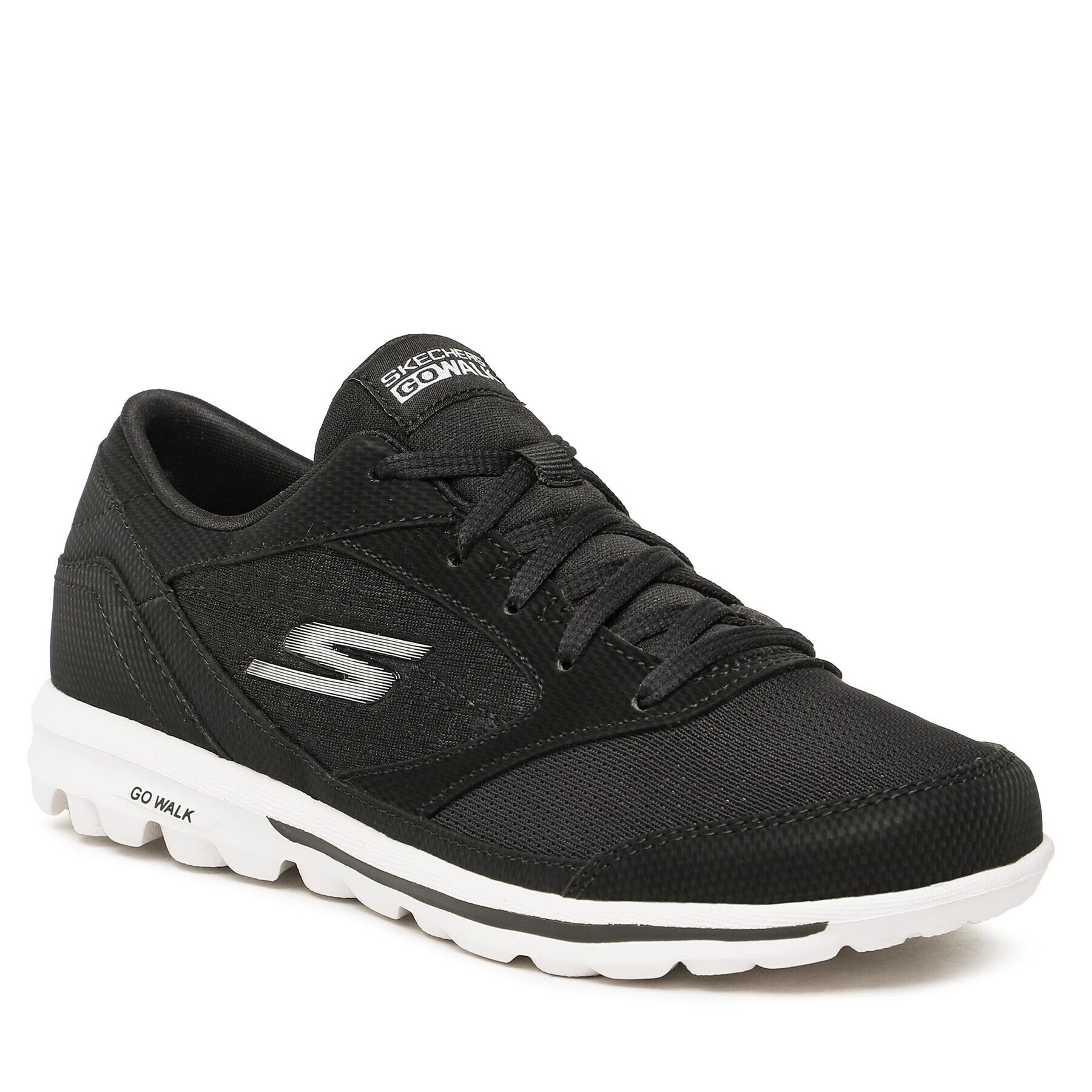 Skechers Sportcipő Go Walk Classic 124462/BKW Fekete - Pepit.hu