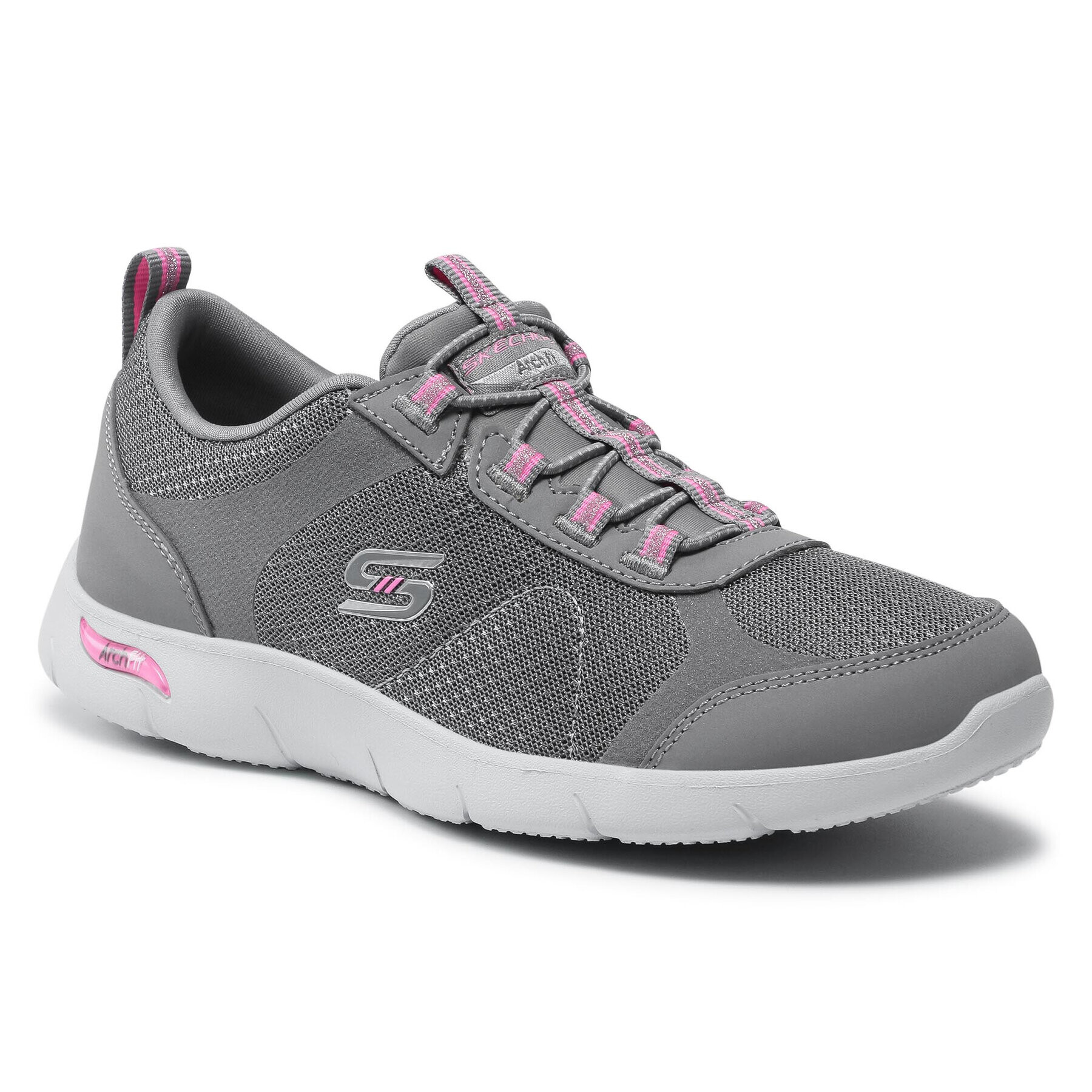 Skechers Sportcipő Her Best 104092/GYPK Szürke - Pepit.hu