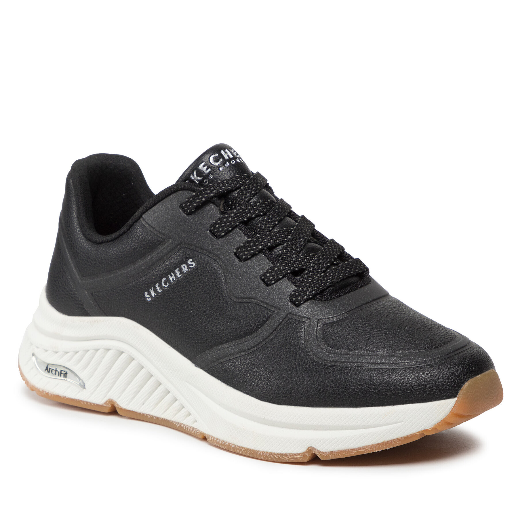 Skechers Sportcipő Mile Makers 155570/BLK Fekete - Pepit.hu