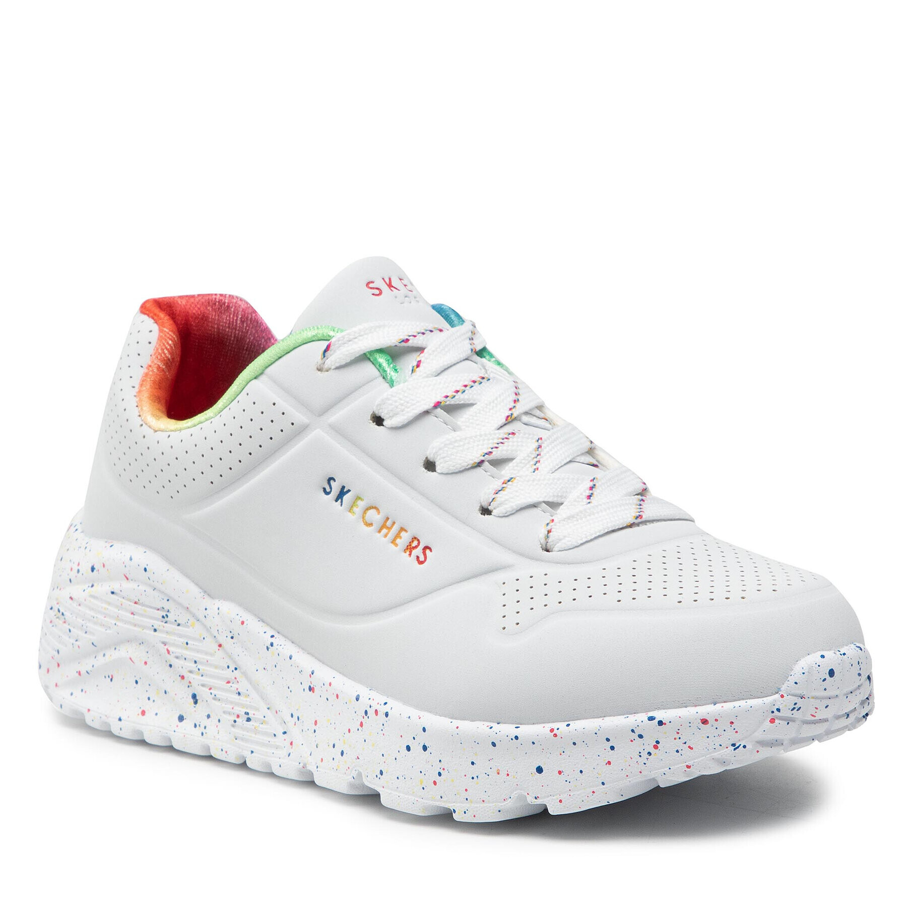 Skechers Sportcipő Rainbow Speckle 310456L/WMLT Fehér - Pepit.hu