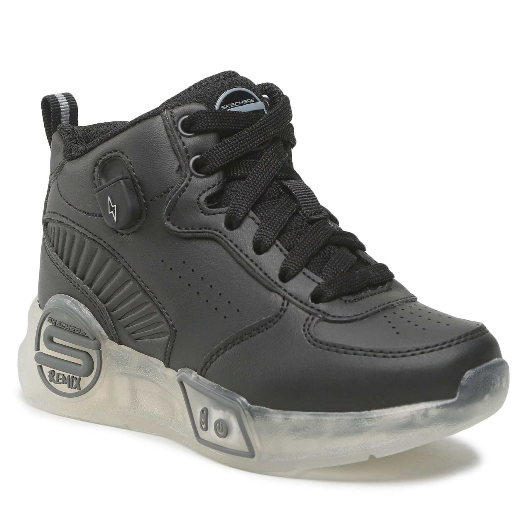 Skechers Sportcipő S-Lights Remix 400620L/BLK Fekete - Pepit.hu