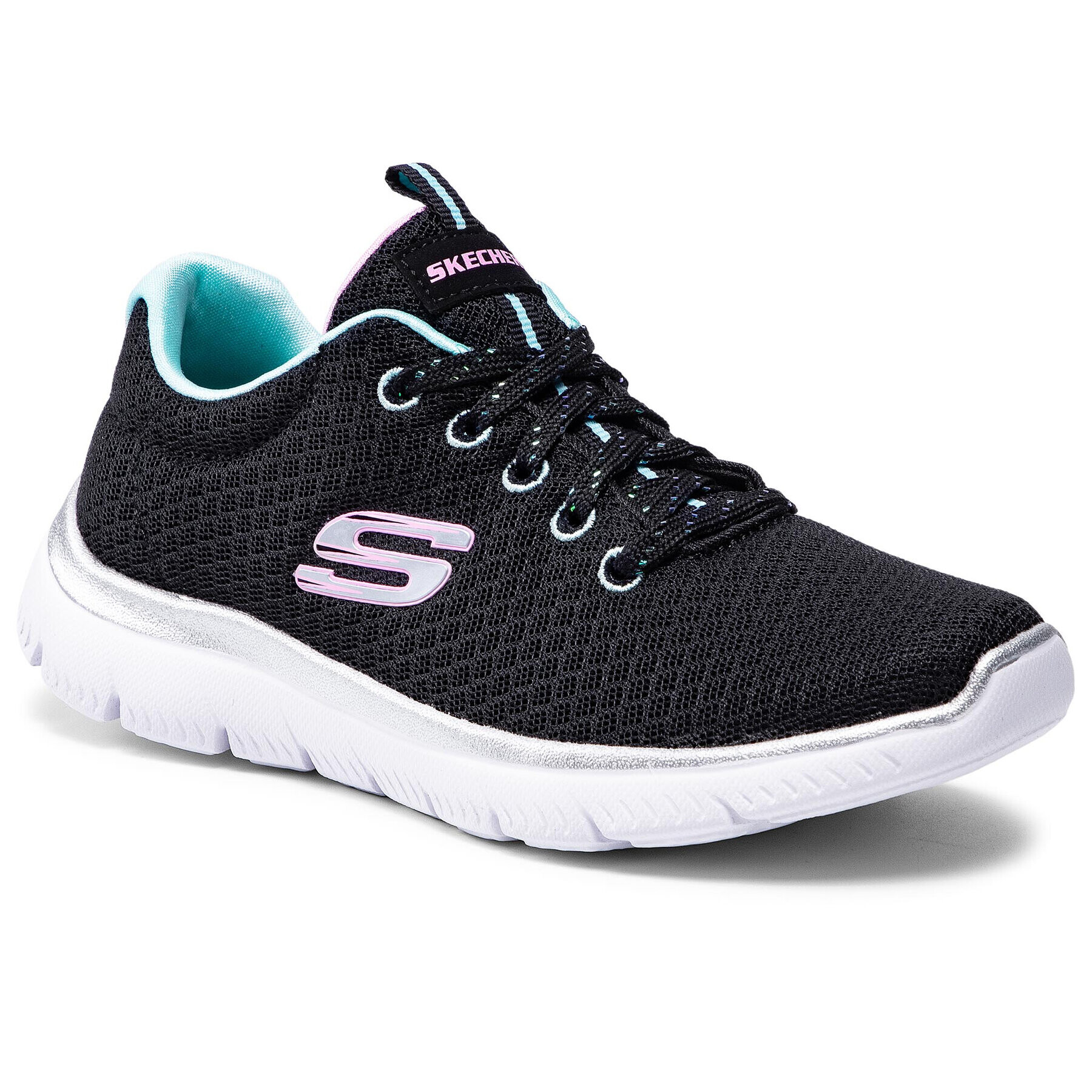 Skechers Sportcipő Simply Special 302070L/BKTQ Fekete - Pepit.hu