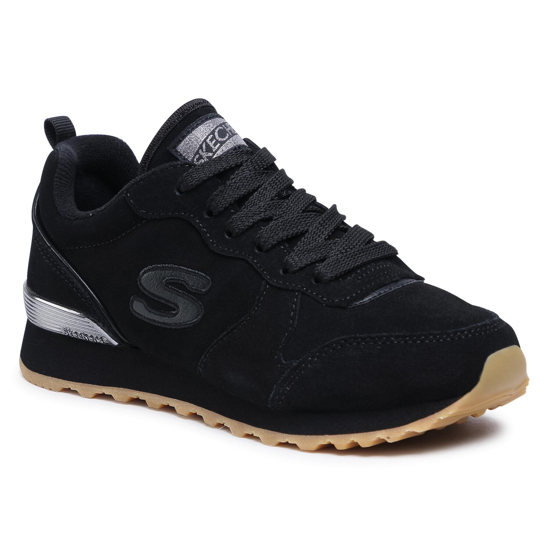 Skechers Sportcipő Suede Eaze 155286/BBK Fekete - Pepit.hu