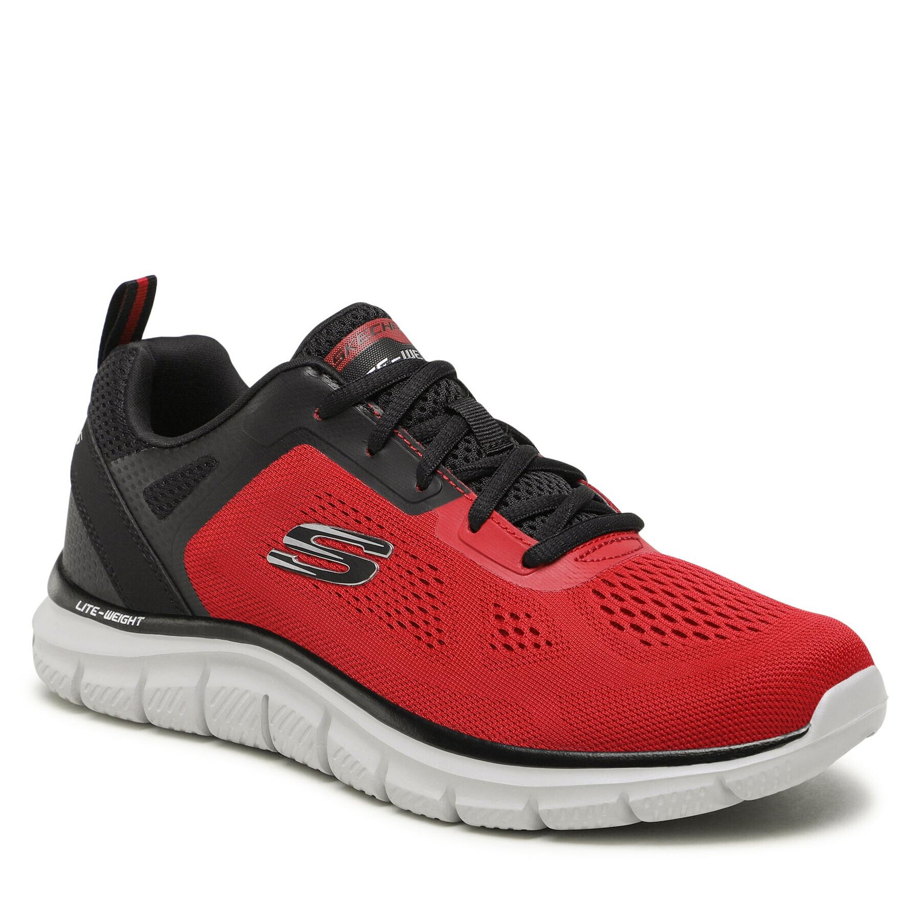 Skechers Sportcipő Track Broader 232698/RDBK Piros - Pepit.hu