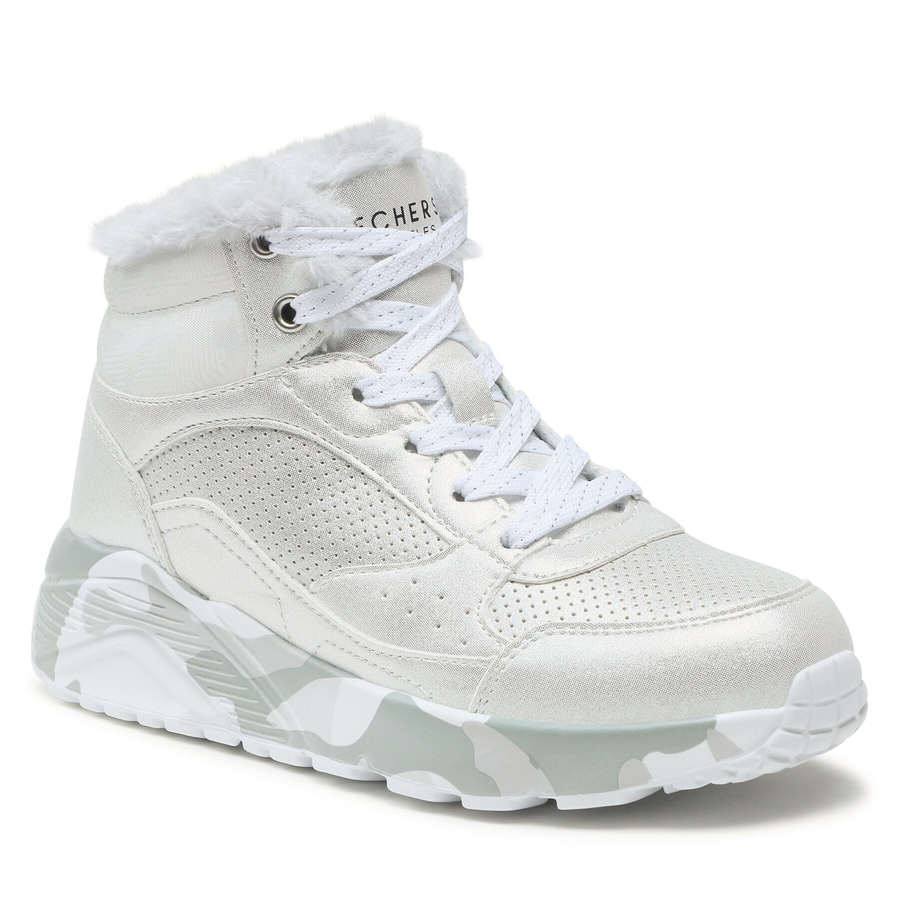 Skechers Sportcipő Uno Lite Camo Dazzle 310485L/SLGY Ezüst - Pepit.hu