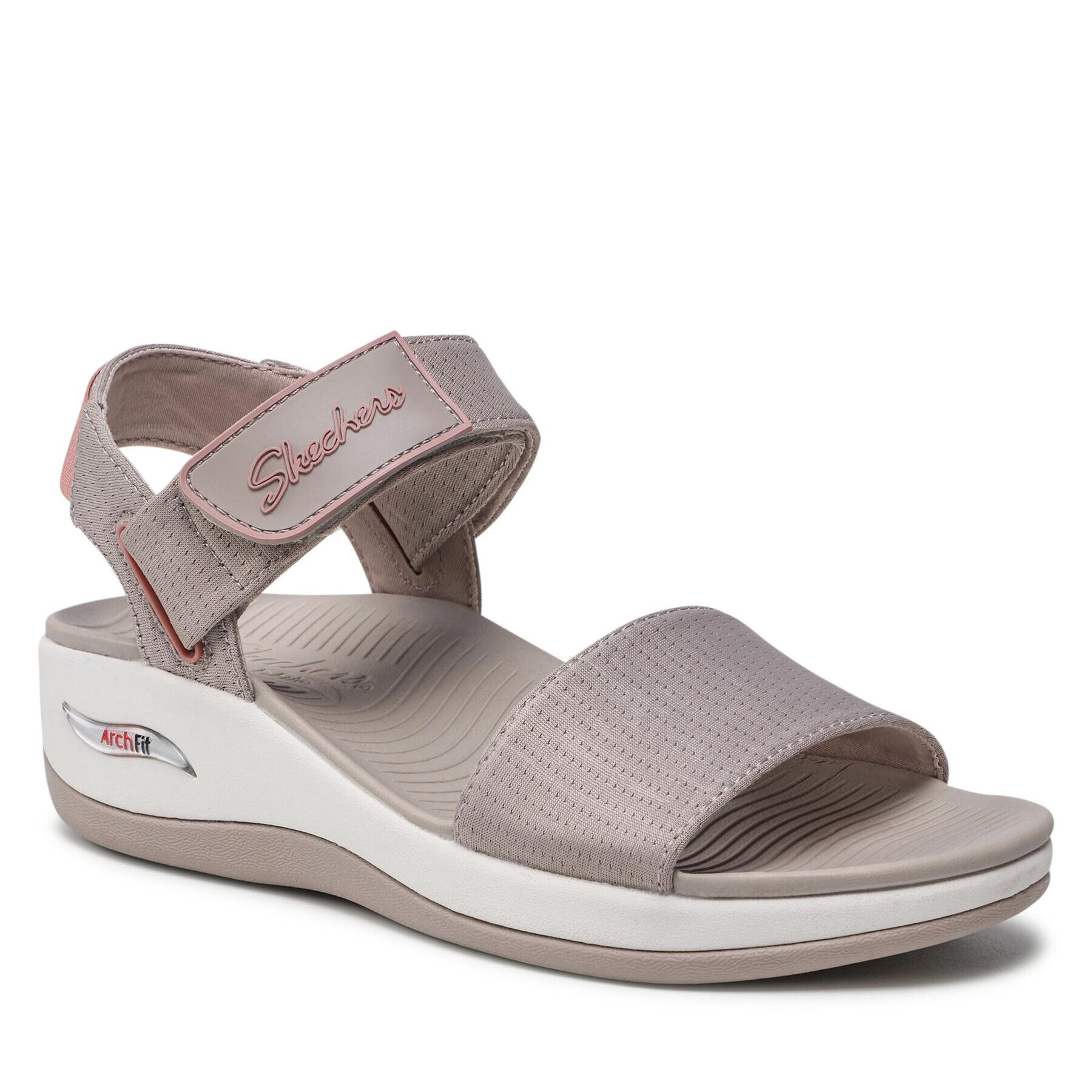 Skechers Szandál Arch Fit Sunshine 163310/TPPK Szürke - Pepit.hu