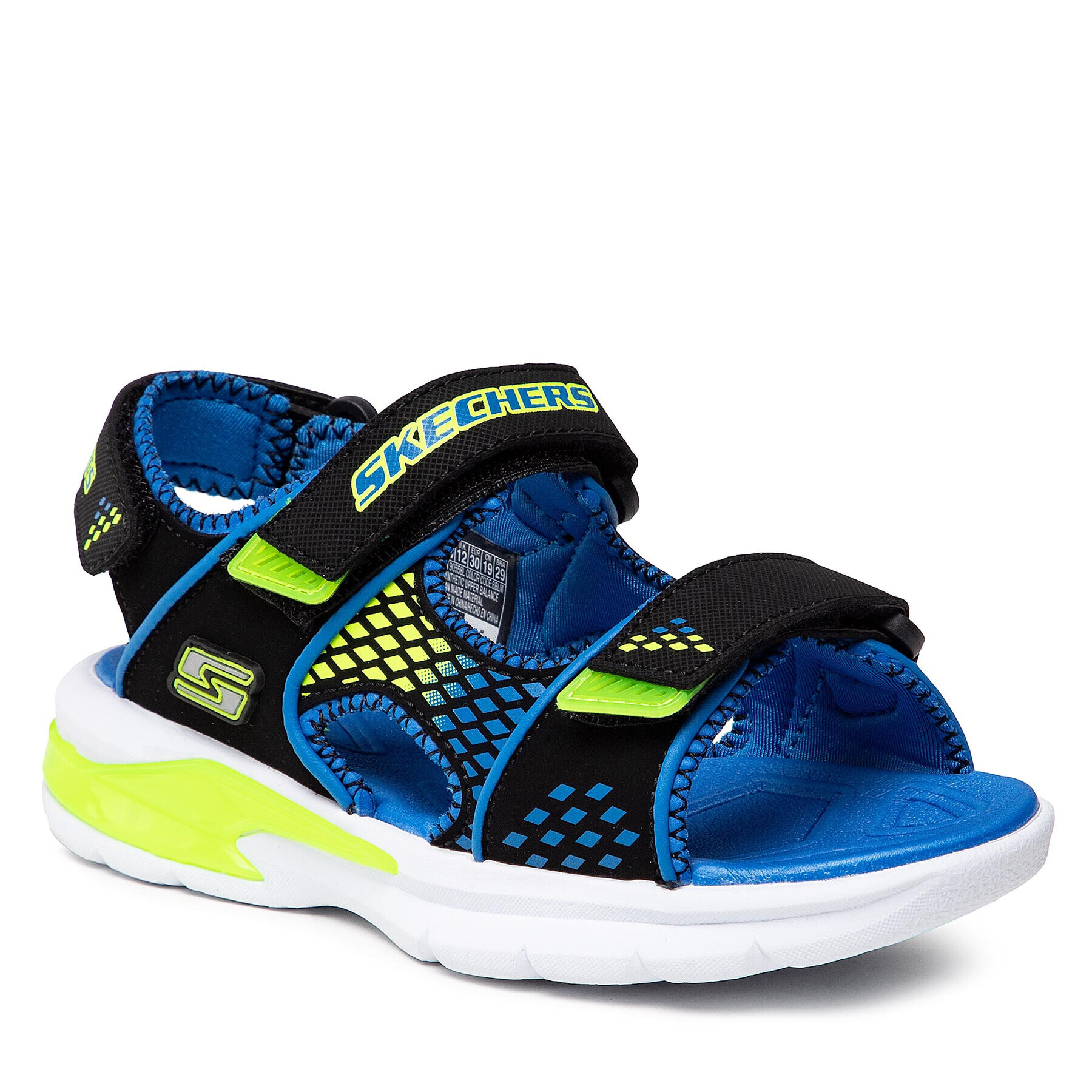 Skechers Szandál Beach Glower 90558L/BBLM Fekete - Pepit.hu