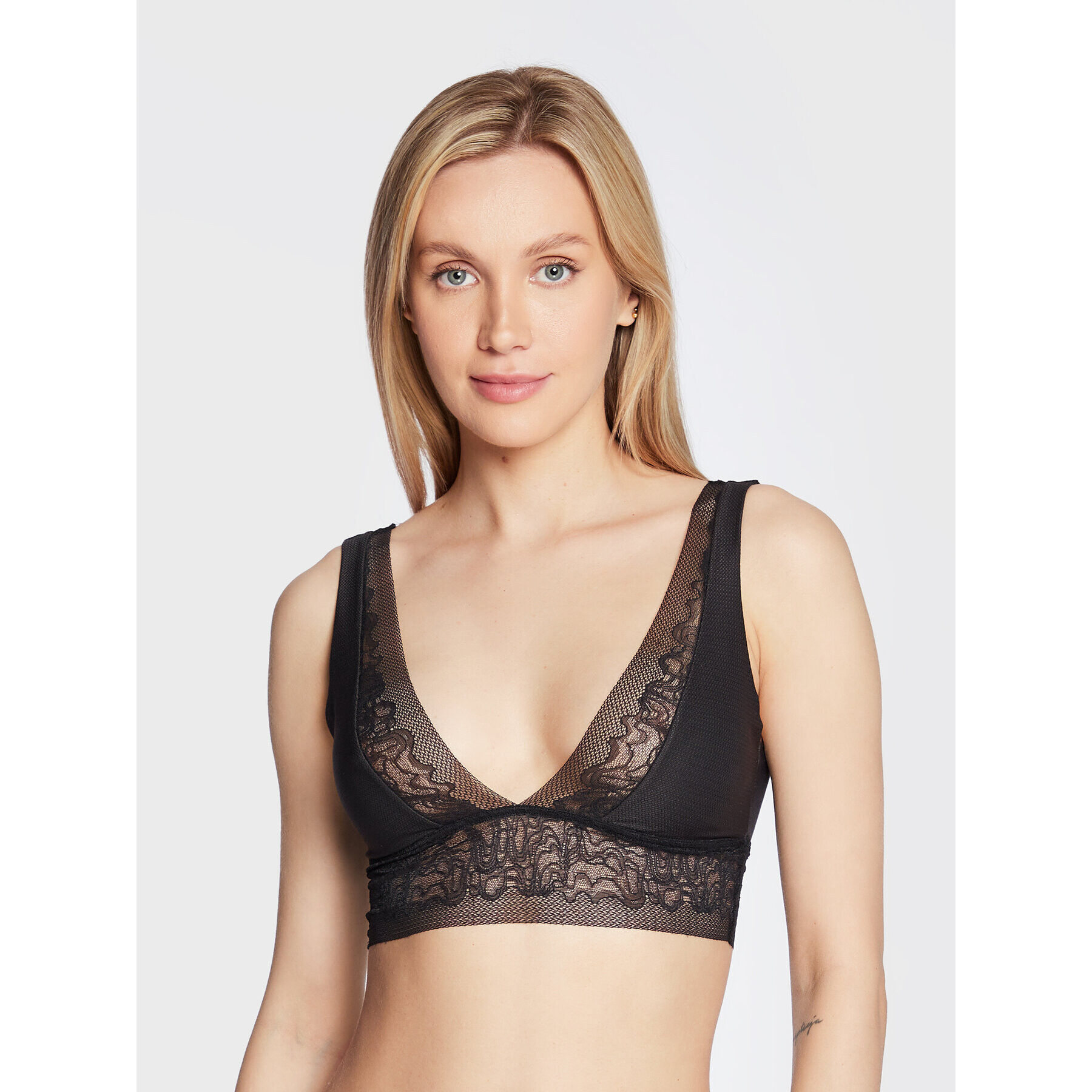 Sloggi Bralette melltartó Shadow 10213033 Fekete - Pepit.hu