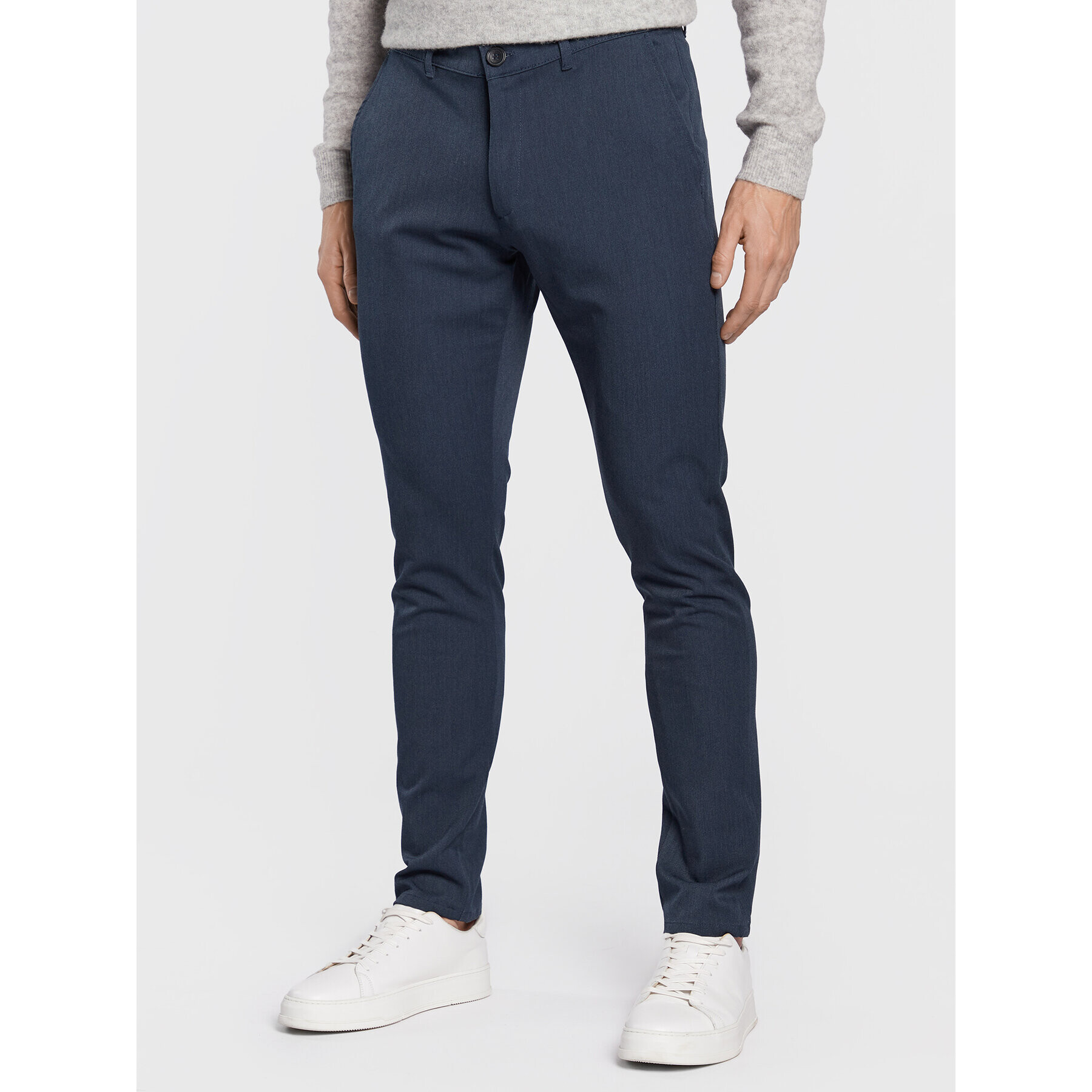 Solid Chinos 21200141 Sötétkék Slim Fit - Pepit.hu