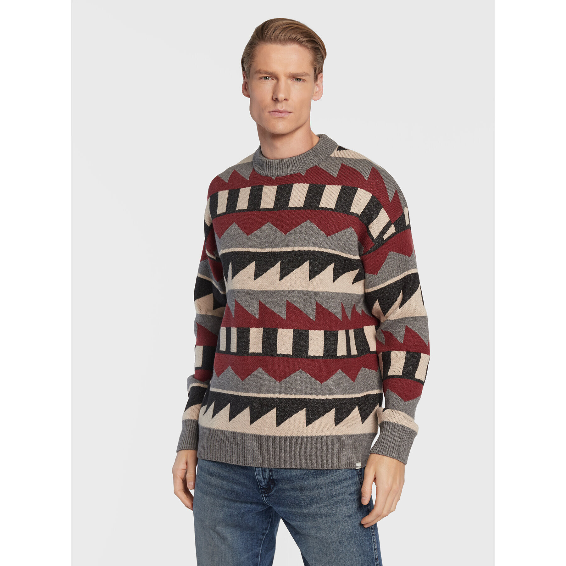 Solid Sweater 21107337 Színes Casual Fit - Pepit.hu