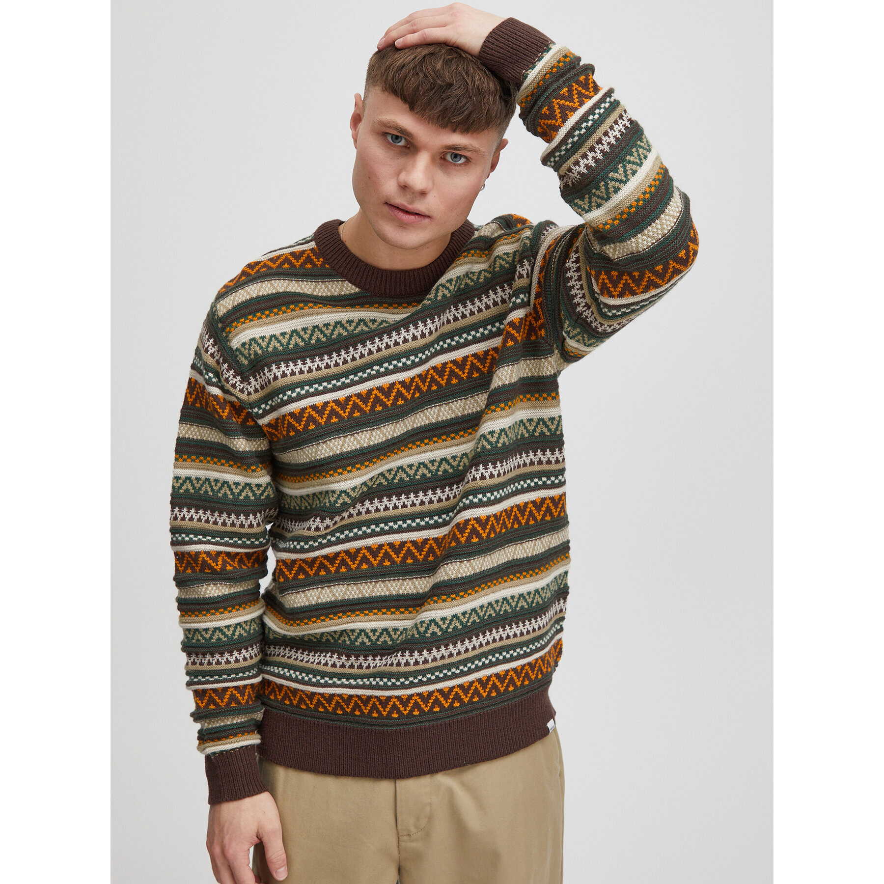 Solid Sweater 21107896 Színes Regular Fit - Pepit.hu