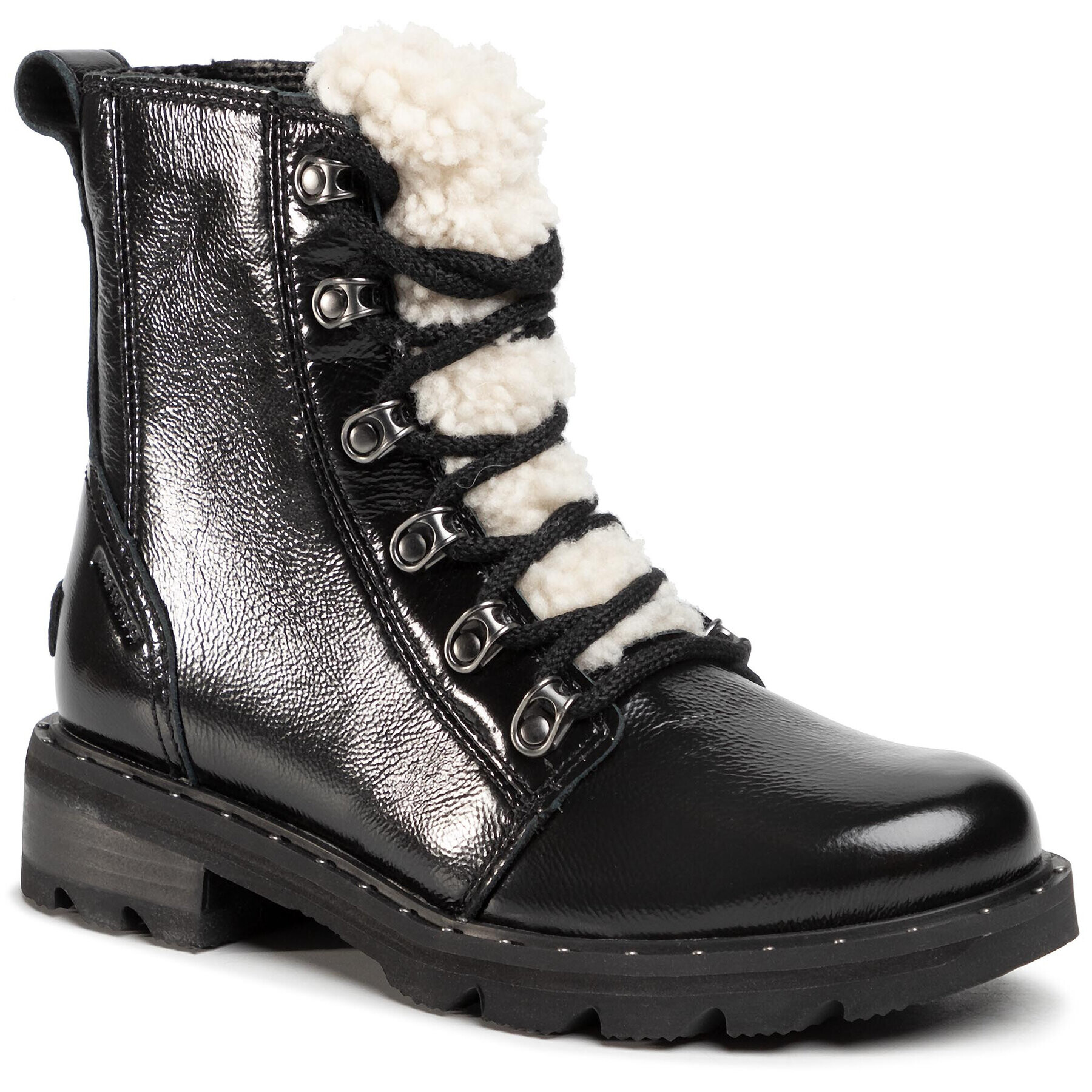 Sorel Bokacsizma Lennox Lace Cozy NL3929 Fekete - Pepit.hu