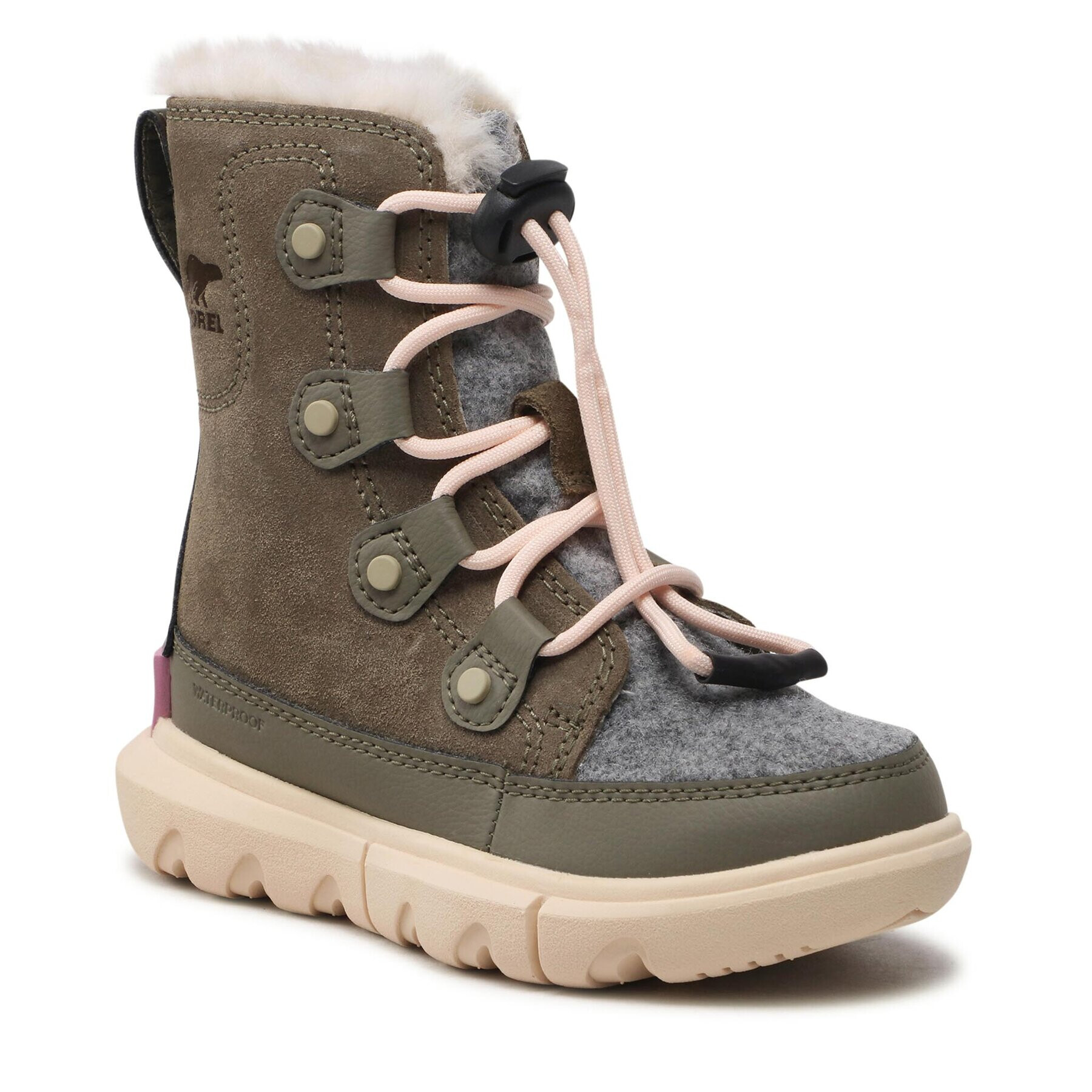 Sorel Hótaposó Explorer Lace Wp NC4895 Zöld - Pepit.hu